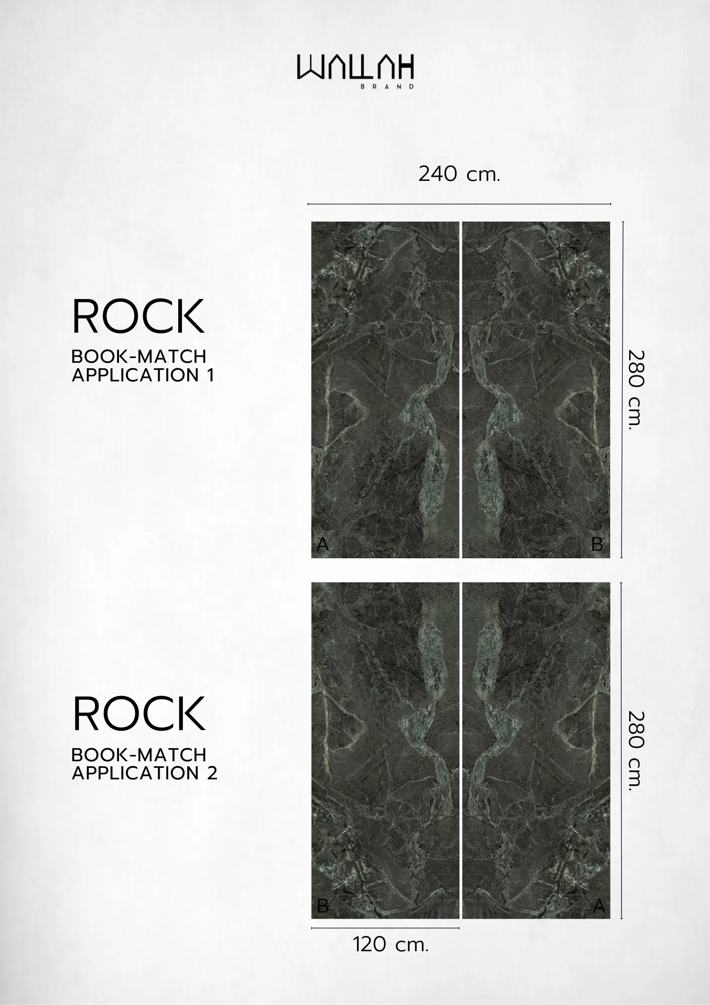 แผ่นมาร์ค ผนังลายหินอ่อนเทียม ผนังตกแต่ง 3 มิติ | WALLAH