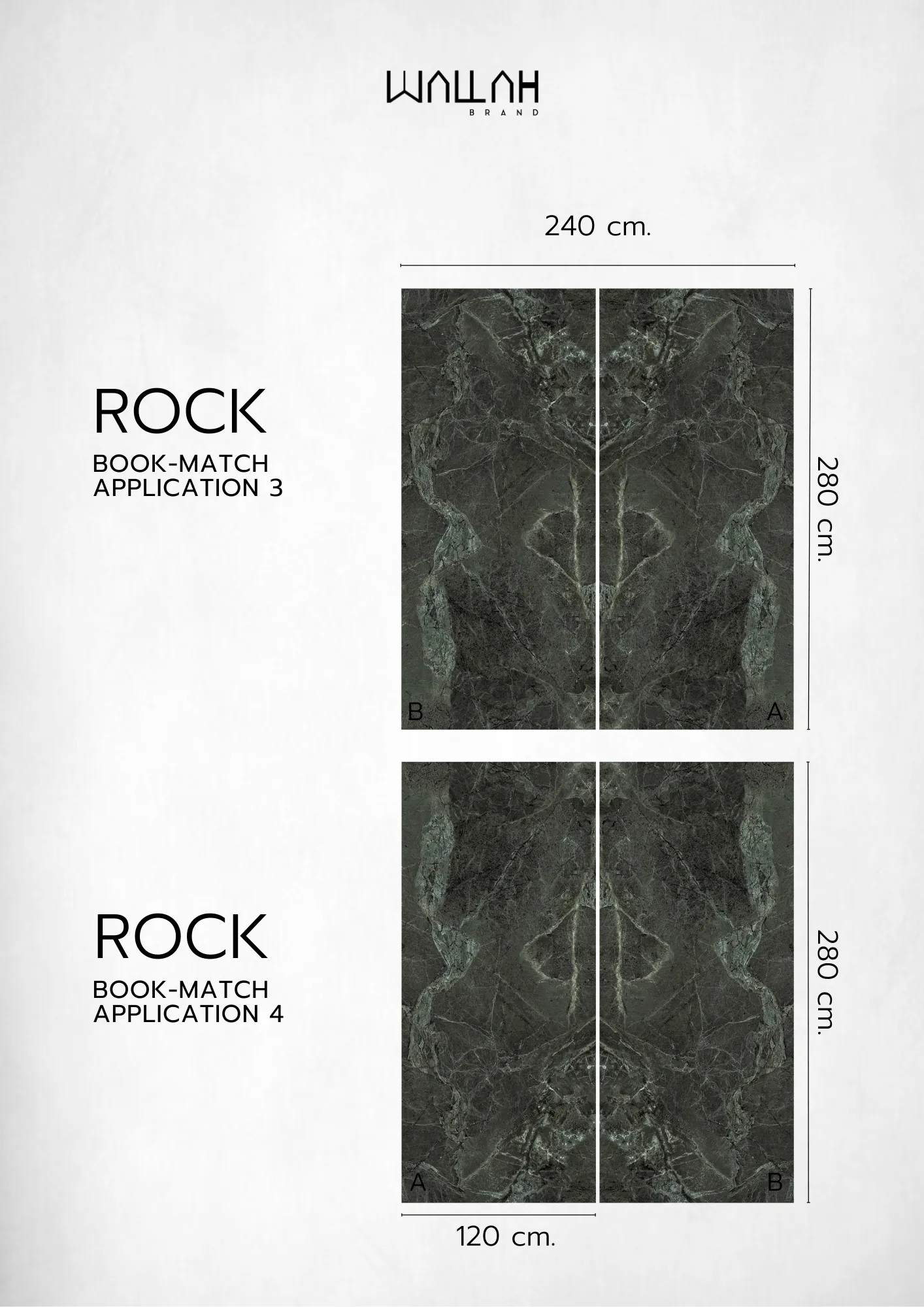 แผ่นมาร์ค ผนังลายหินอ่อนเทียม ผนังตกแต่ง 3 มิติ | WALLAH