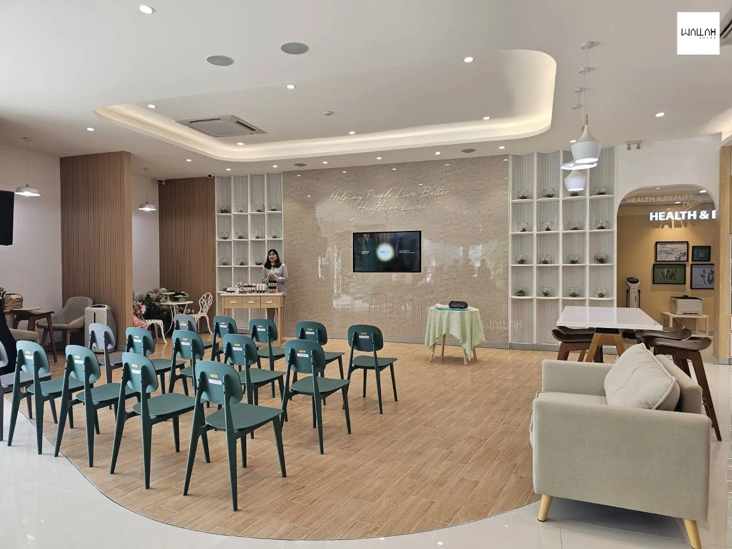 Marble แผ่นผนังลายหินอ่อนผิวเงา - Wallah Brand