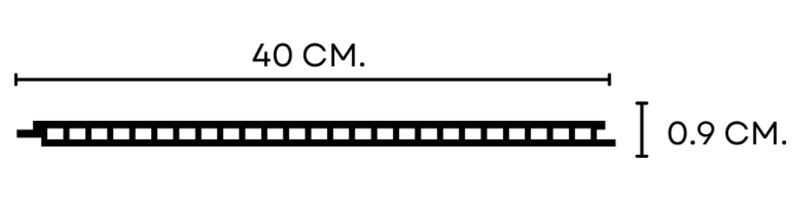 Wallah Brand แผ่นผนังลายไม้ ไม้ระแนงตกแต่งผนัง WPC ผนังตกแต่งภายใน