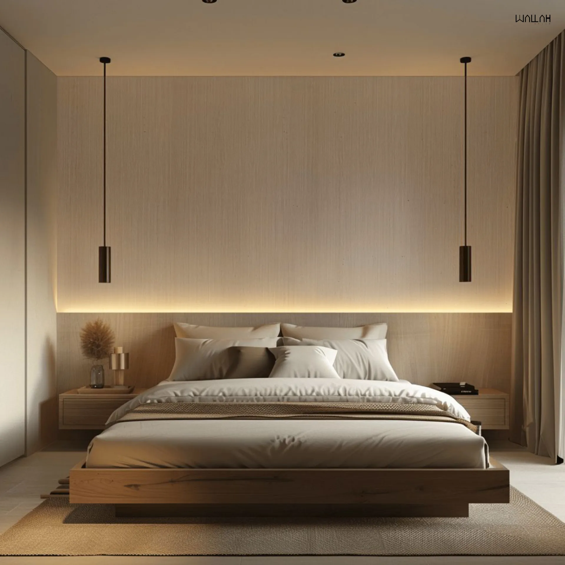 Wallah Brand แผ่นผนังลายไม้ ไม้ระแนงตกแต่งผนัง WPC ผนังตกแต่งภายใน