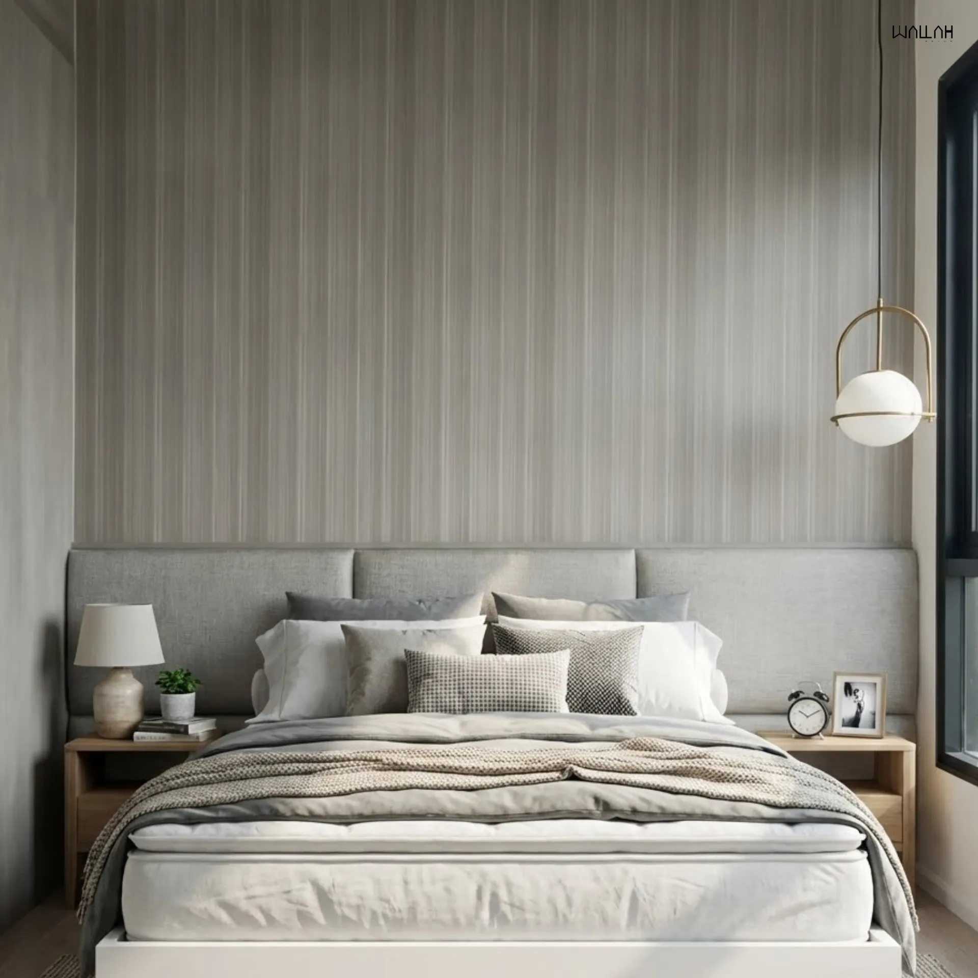 Wallah Brand แผ่นผนังลายไม้ ไม้ระแนงตกแต่งผนัง WPC ผนังตกแต่งภายใน