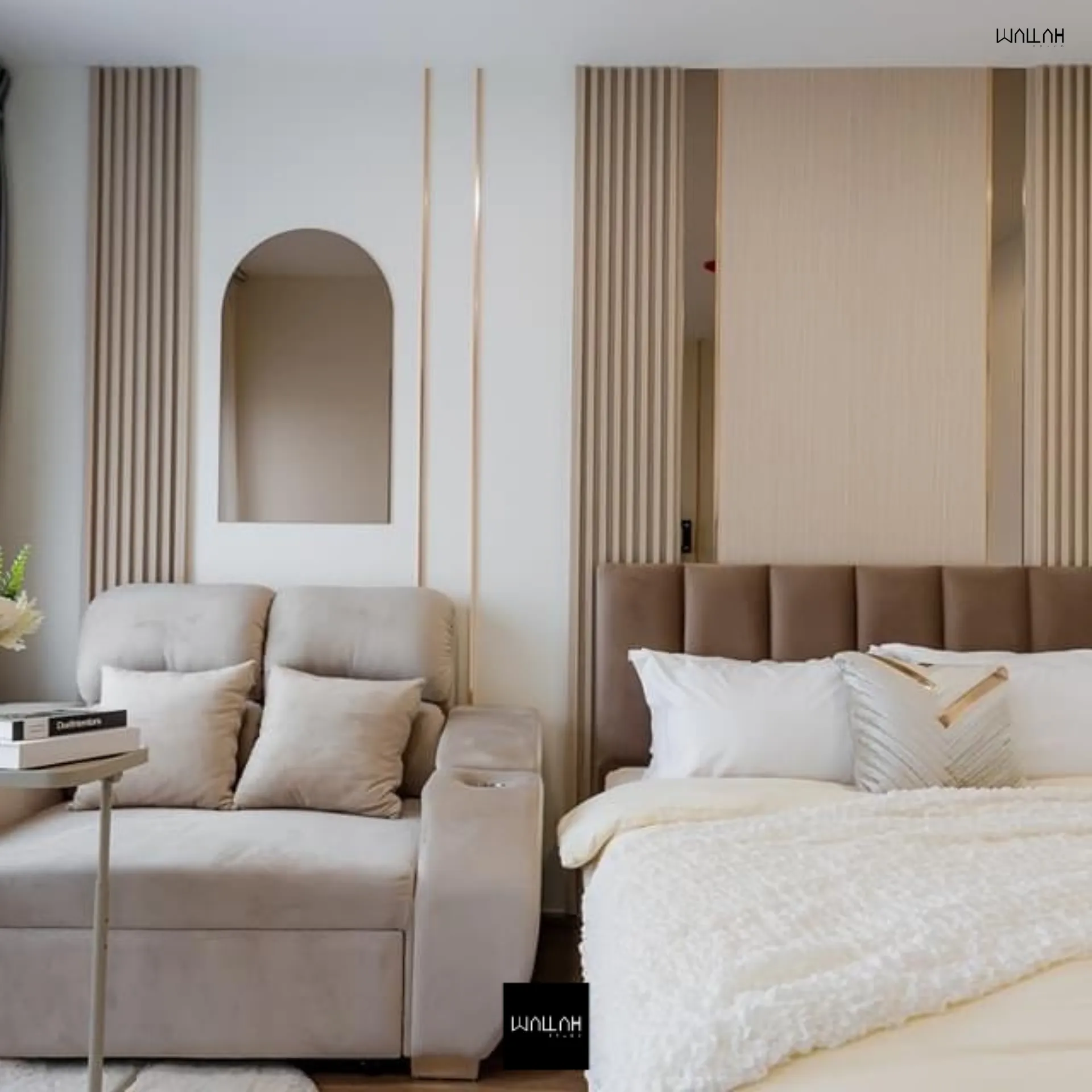 แผ่นผนังลายไม้ ไม้ระแนงตกแต่งผนัง WPC | WALLAH