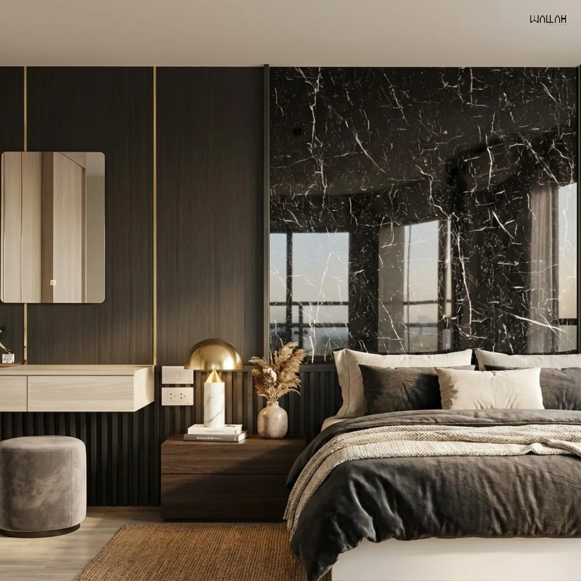 แผ่นผนังลายไม้ ไม้ระแนงตกแต่งผนัง WPC | WALLAH