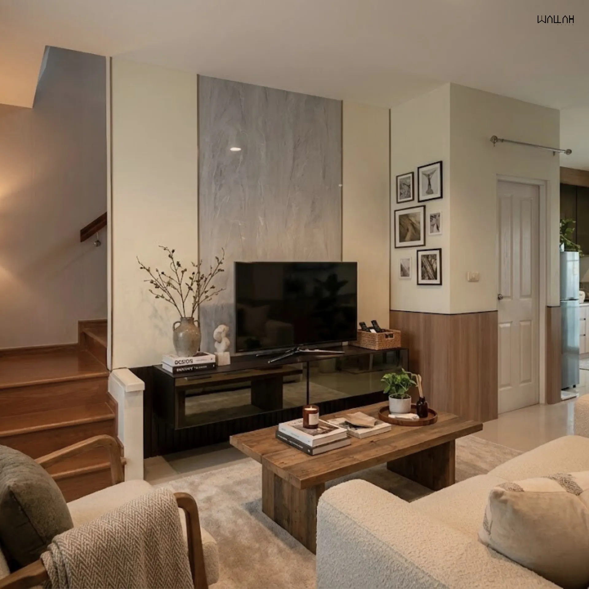 แผ่นผนังลายไม้ ไม้ระแนงตกแต่งผนัง WPC | WALLAH