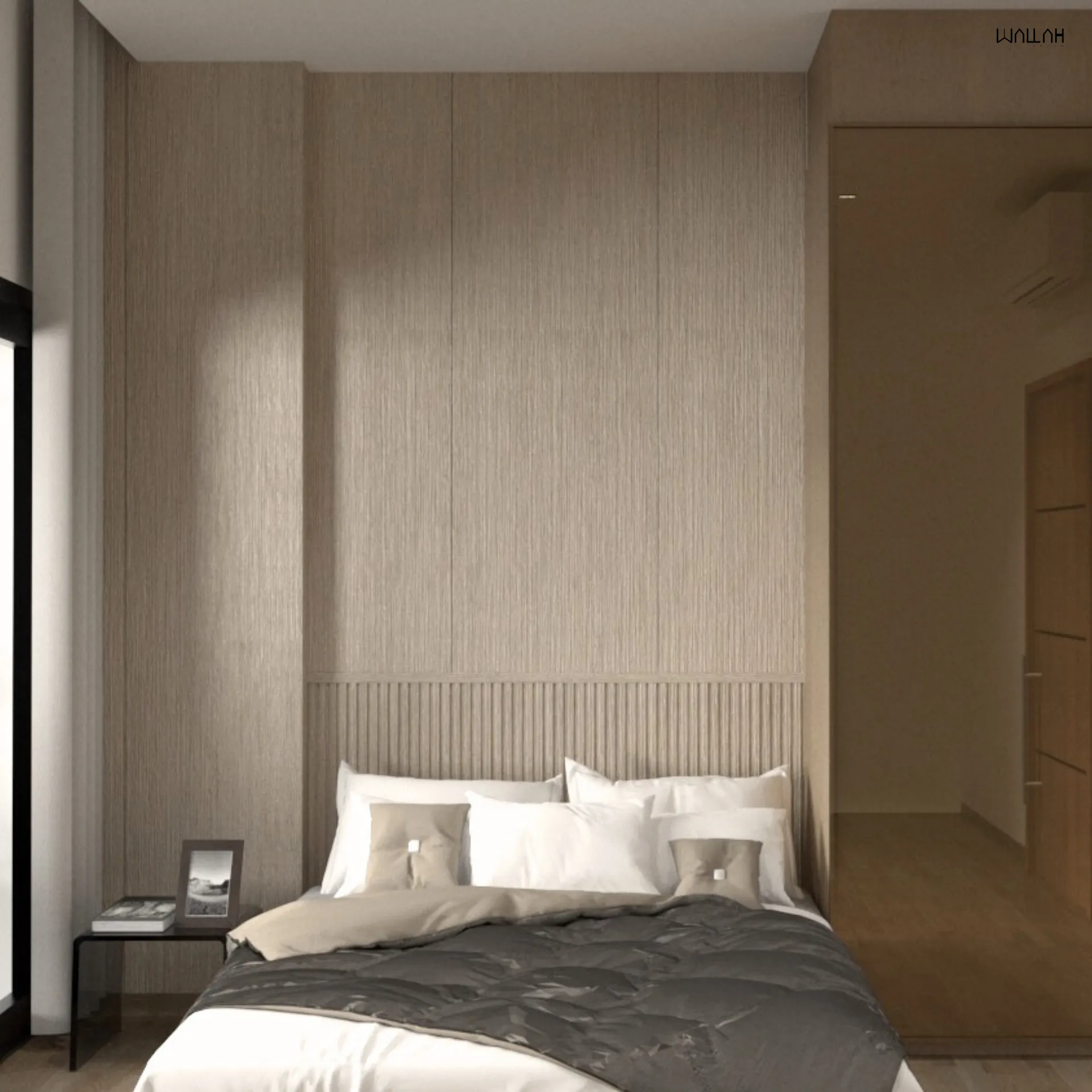 แผ่นผนังลายไม้ ไม้ระแนงตกแต่งผนัง WPC | WALLAH