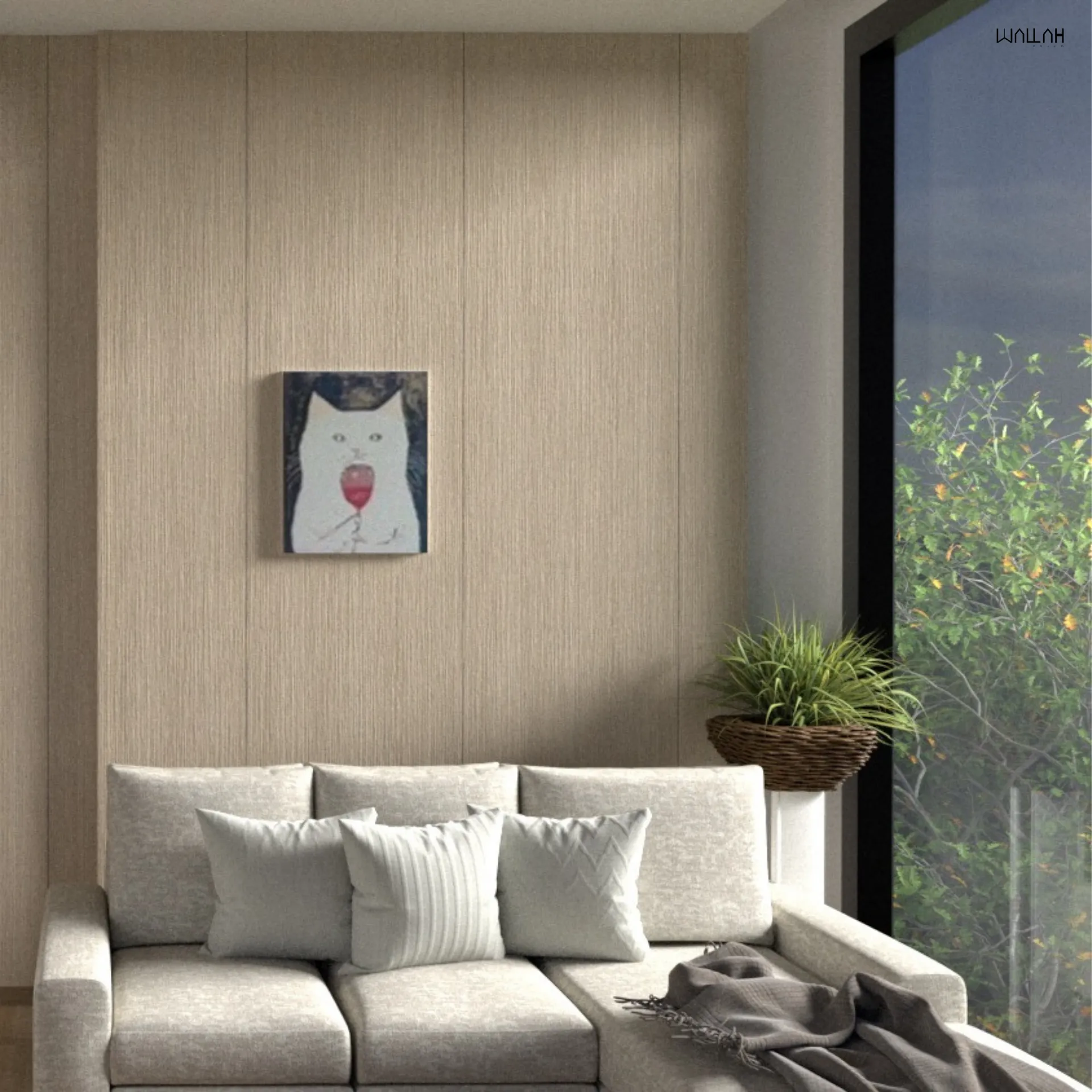 แผ่นผนังลายไม้ ไม้ระแนงตกแต่งผนัง WPC | WALLAH