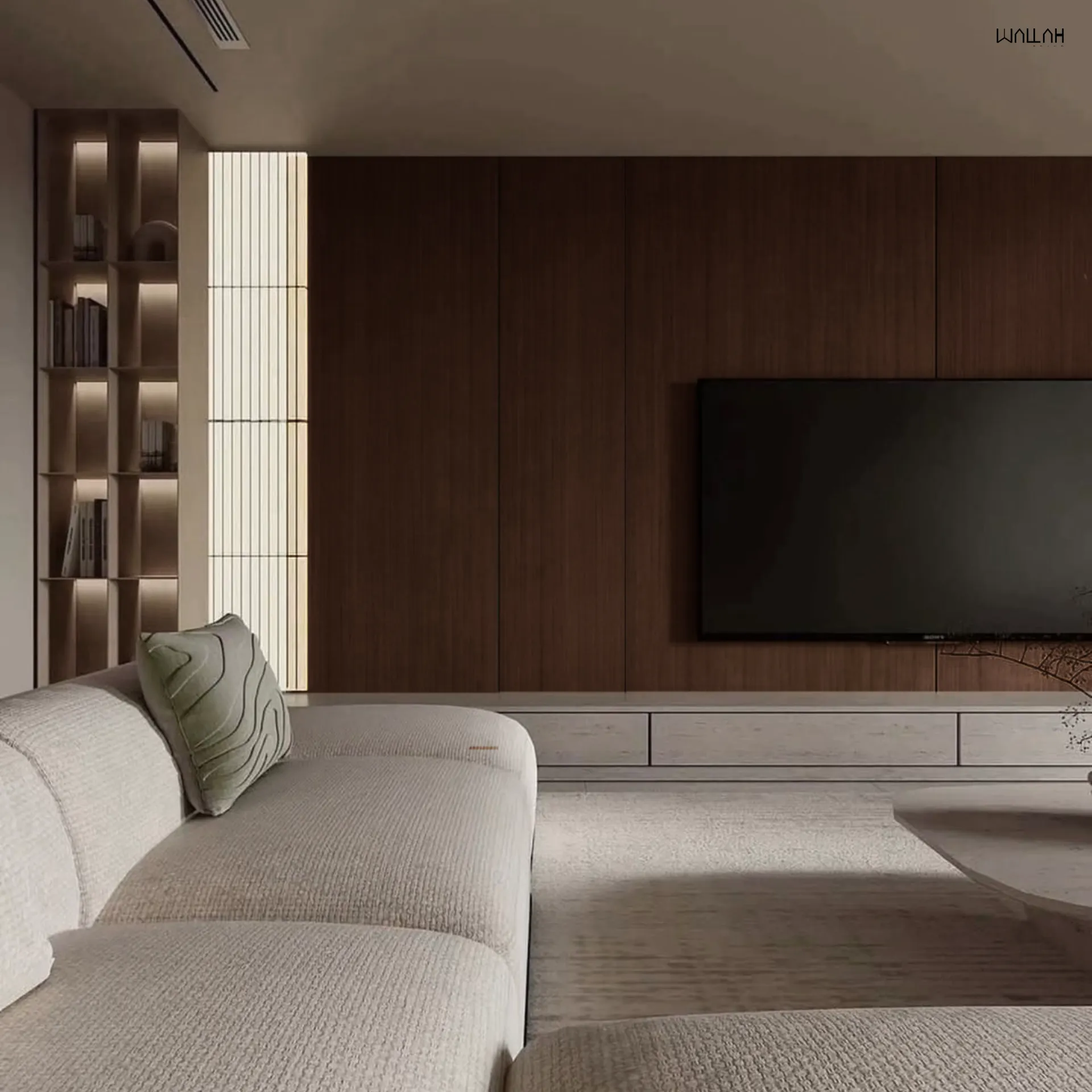 แผ่นผนังลายไม้ ไม้ระแนงตกแต่งผนัง WPC | WALLAH