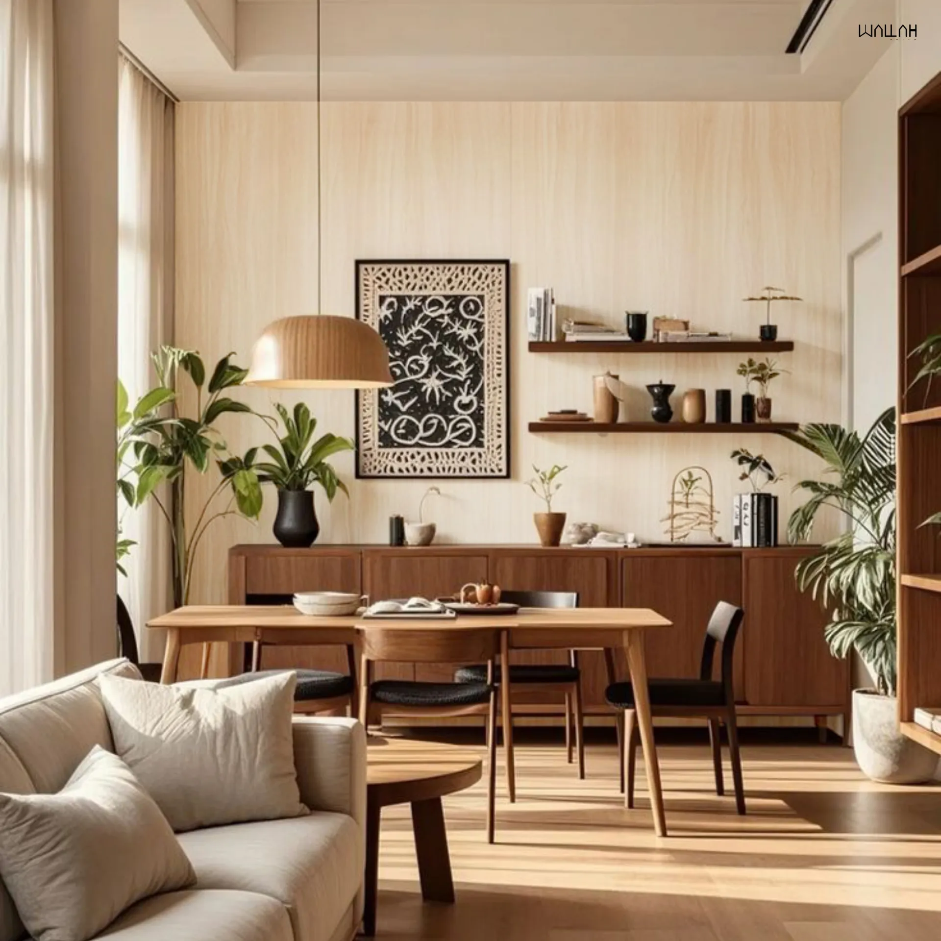 แผ่นผนังลายไม้ ไม้ระแนงตกแต่งผนัง WPC | WALLAH