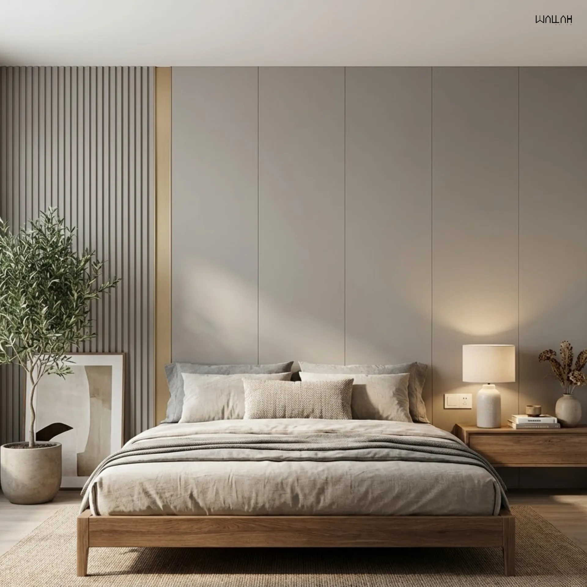 แผ่นผนังลายไม้ ไม้ระแนงตกแต่งผนัง WPC | WALLAH