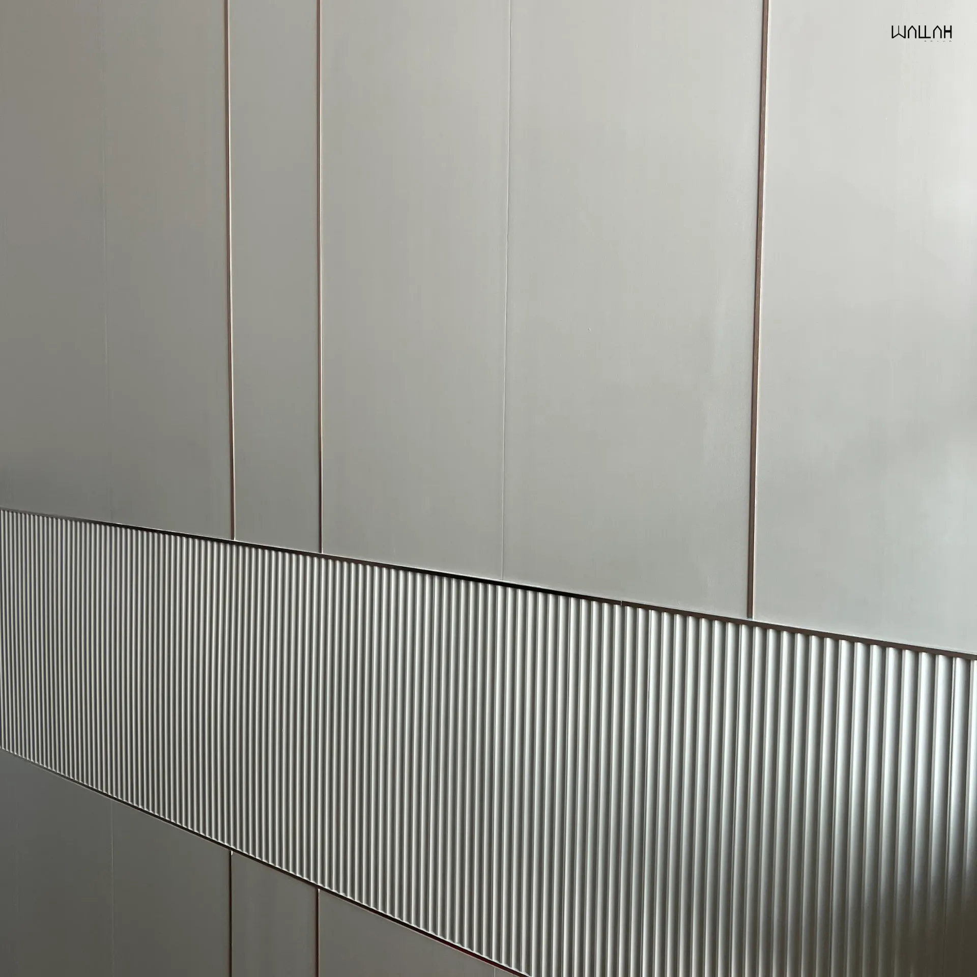 แผ่นผนังลายไม้ ไม้ระแนงตกแต่งผนัง WPC | WALLAH