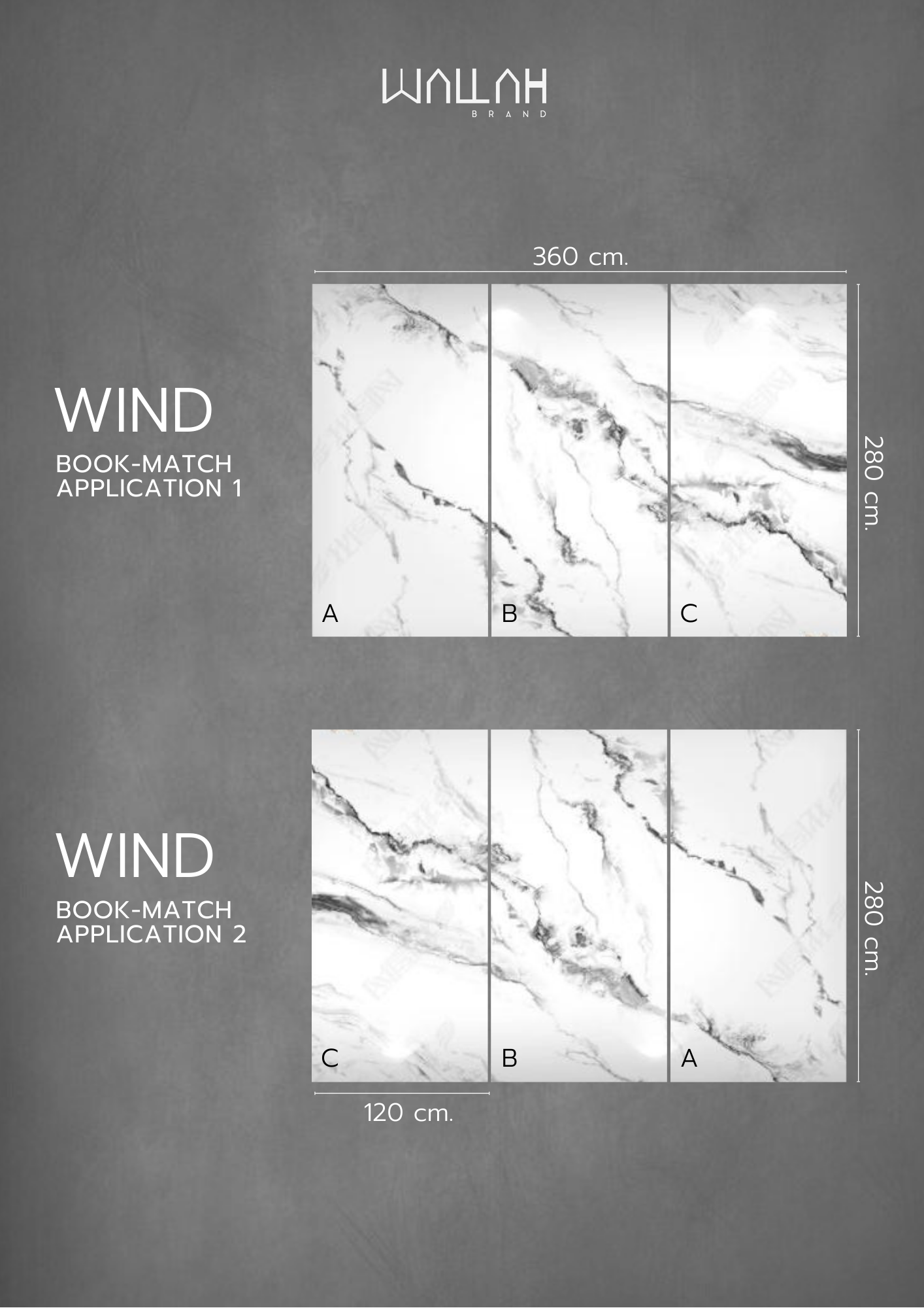 แผ่นมาร์ค ผนังลายหินอ่อนเทียม ผนังตกแต่ง 3 มิติ | WALLAH