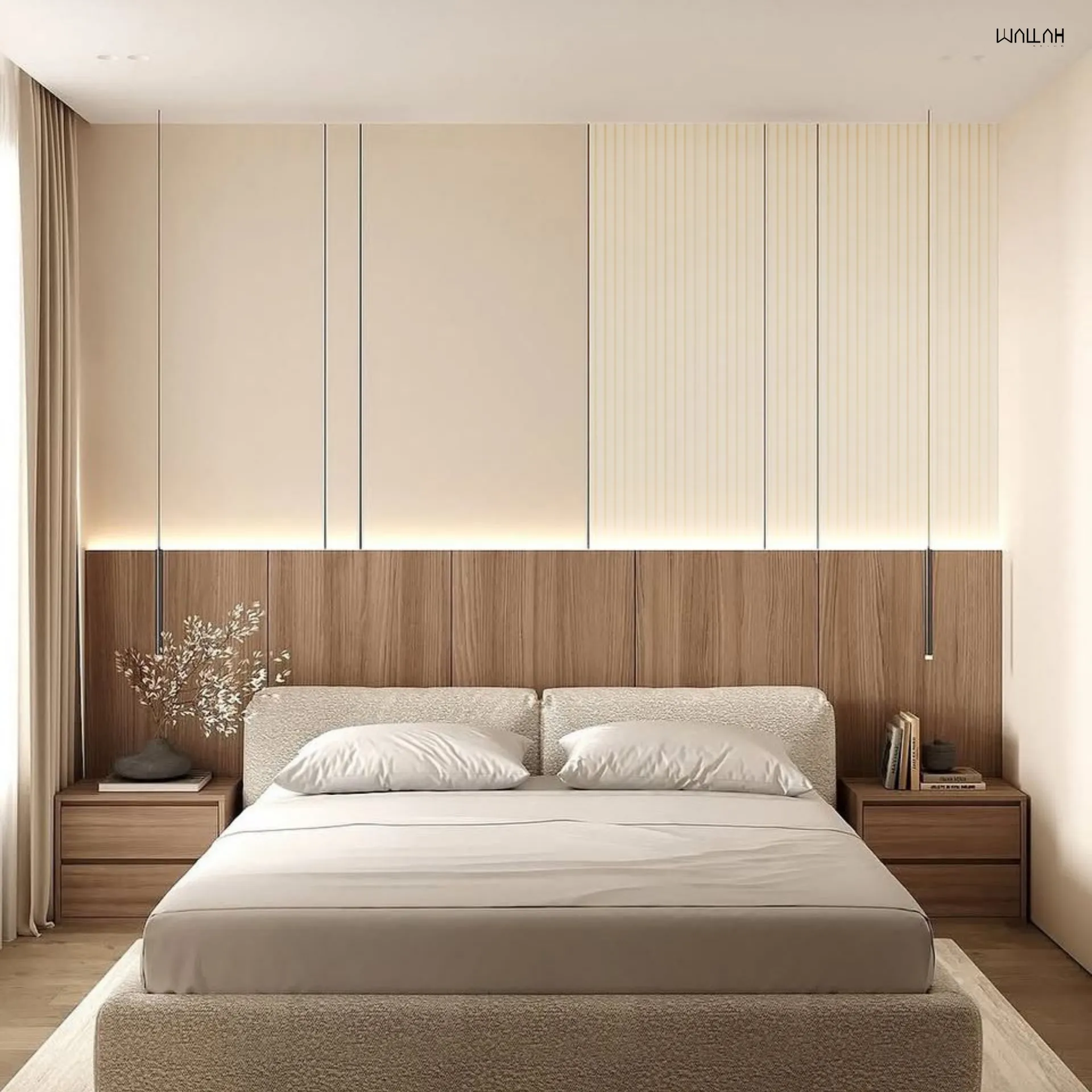 แผ่นผนังลายไม้ ไม้ระแนงตกแต่งผนัง WPC | WALLAH