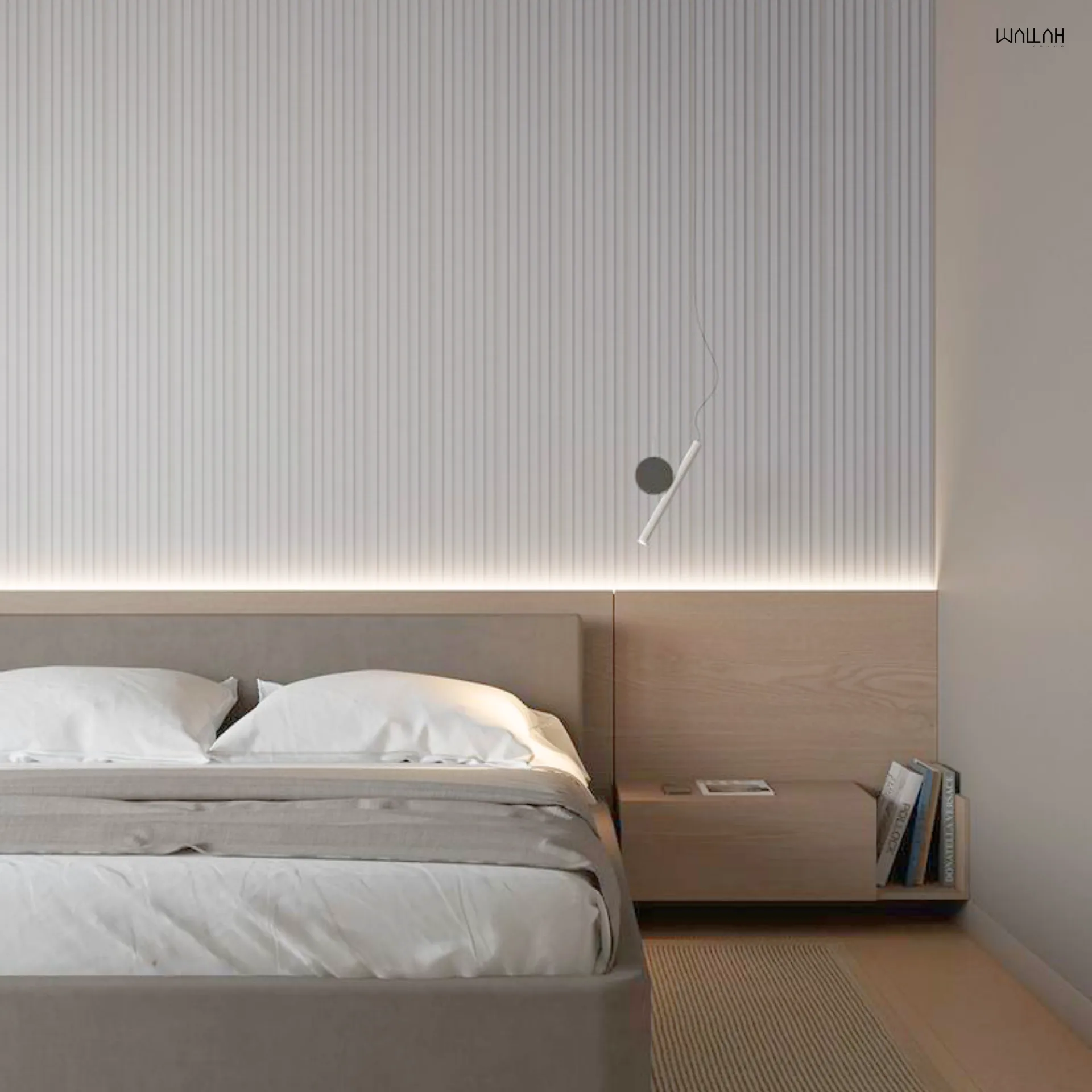 แผ่นผนังลายไม้ ไม้ระแนงตกแต่งผนัง WPC | WALLAH