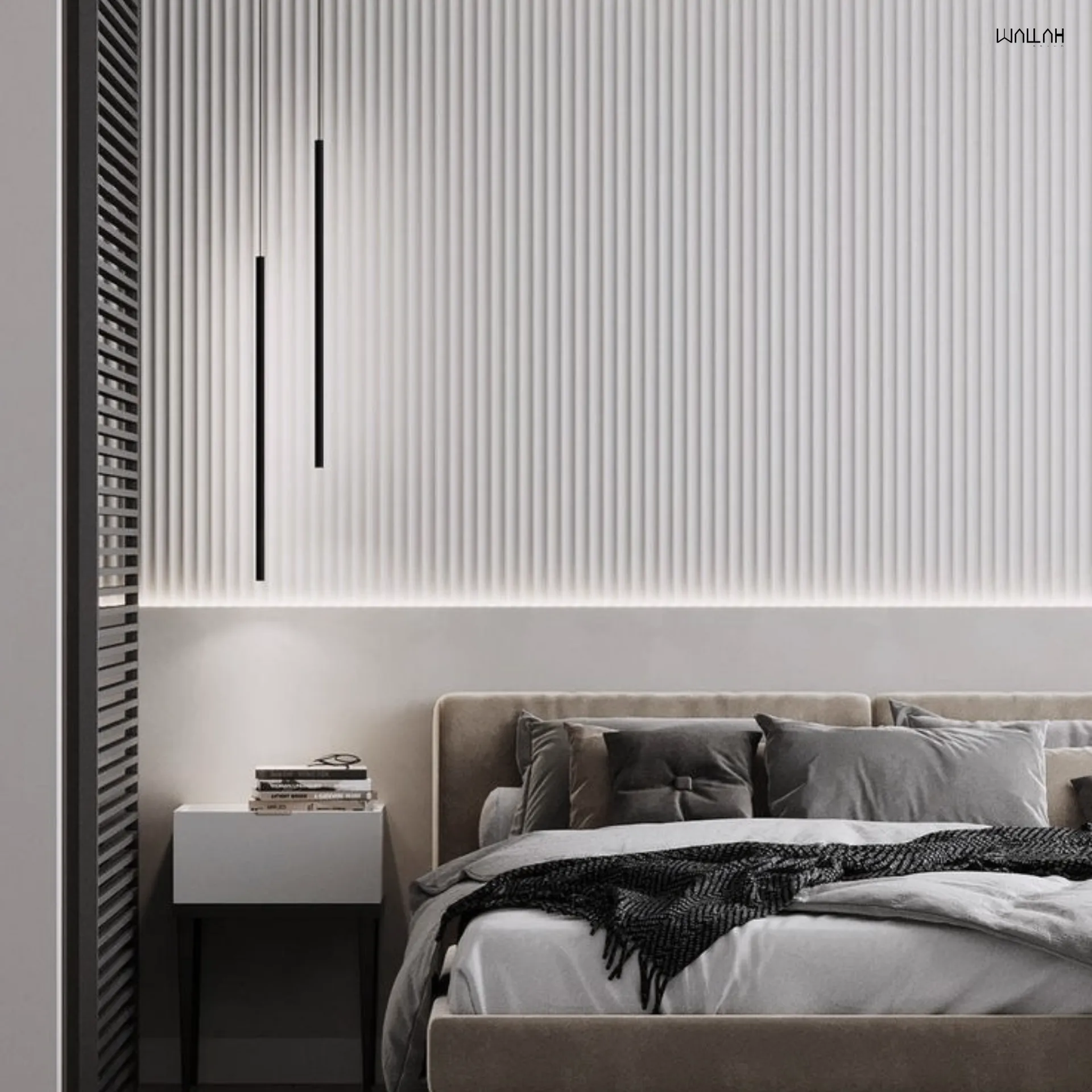 แผ่นผนังลายไม้ ไม้ระแนงตกแต่งผนัง WPC | WALLAH