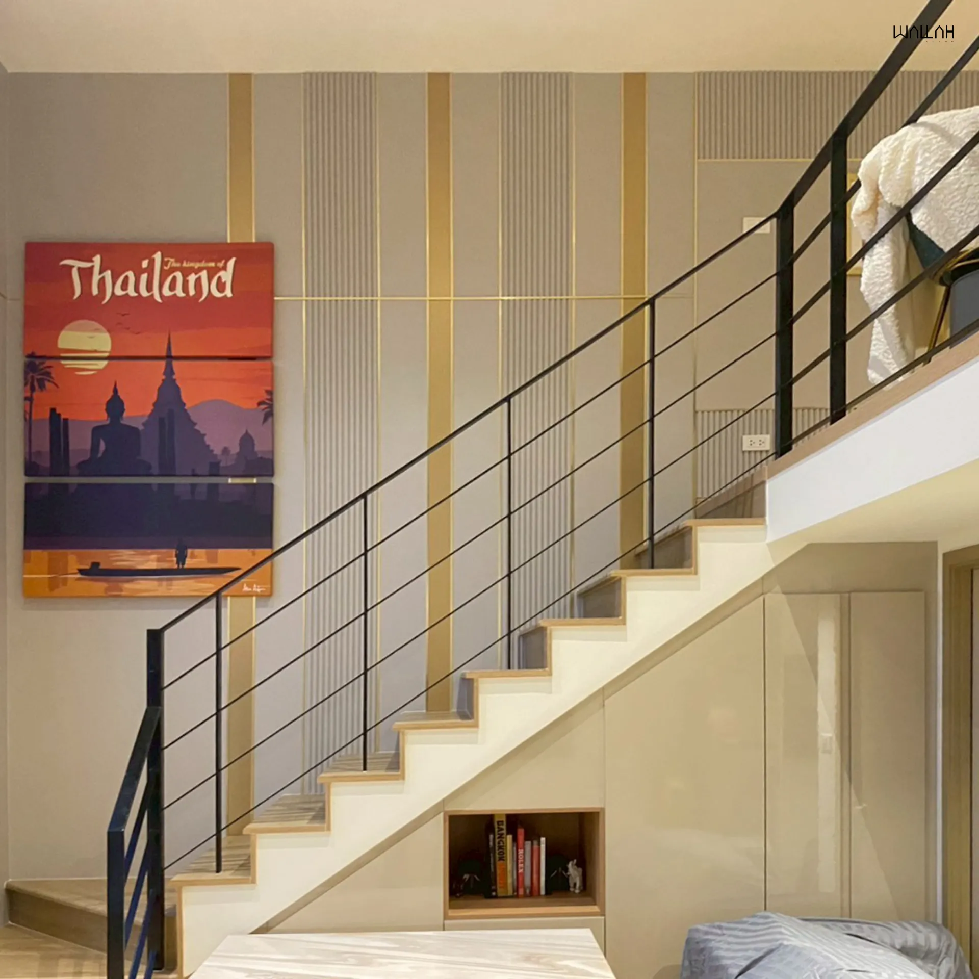 แผ่นผนังลายไม้ ไม้ระแนงตกแต่งผนัง WPC | WALLAH