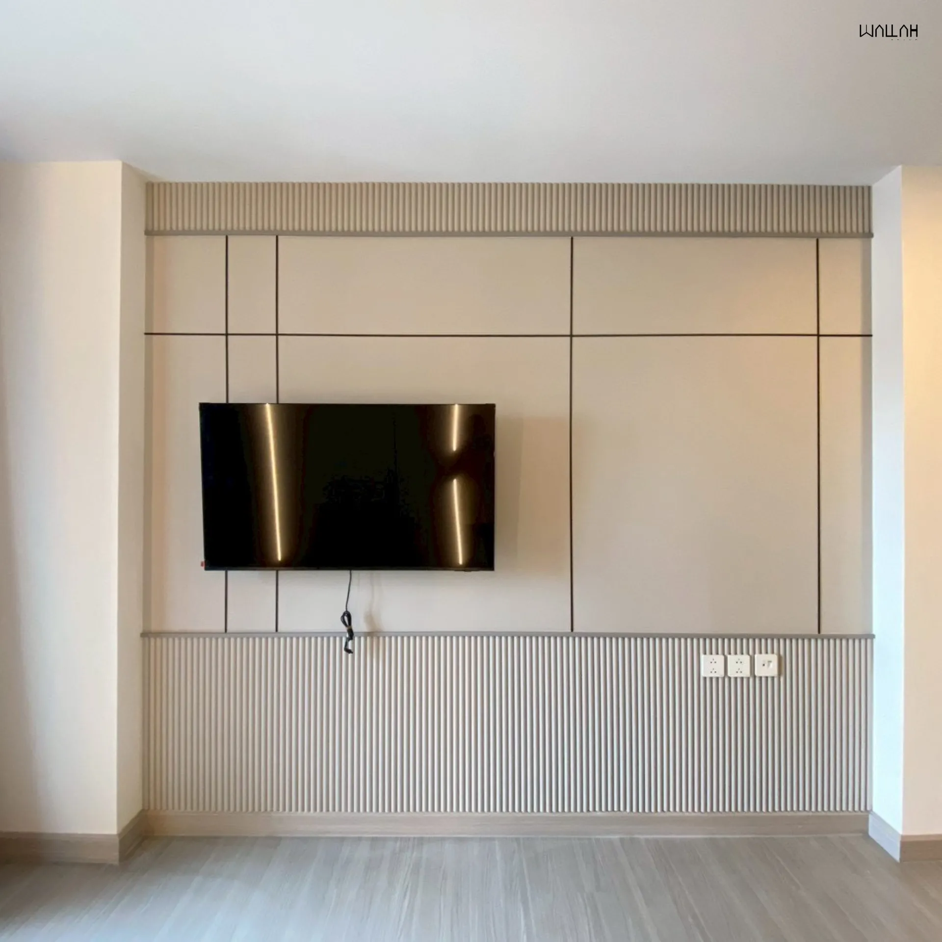 แผ่นผนังลายไม้ ไม้ระแนงตกแต่งผนัง WPC | WALLAH