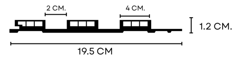 Wallah Brand แผ่นผนังลายไม้ ไม้ระแนงตกแต่งผนัง WPC ผนังตกแต่งภายใน