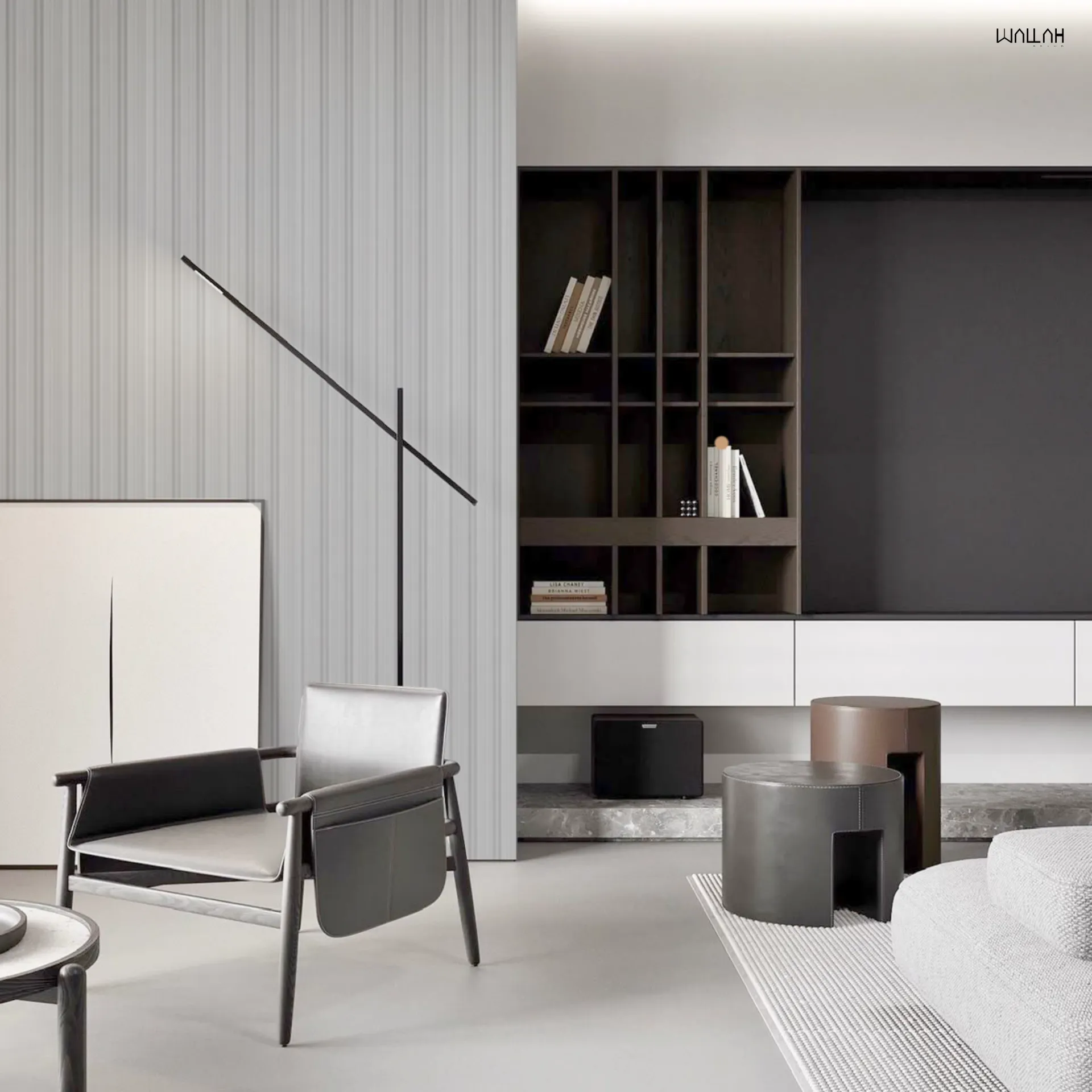 Wallah Brand แผ่นผนังลายไม้ ไม้ระแนงตกแต่งผนัง WPC