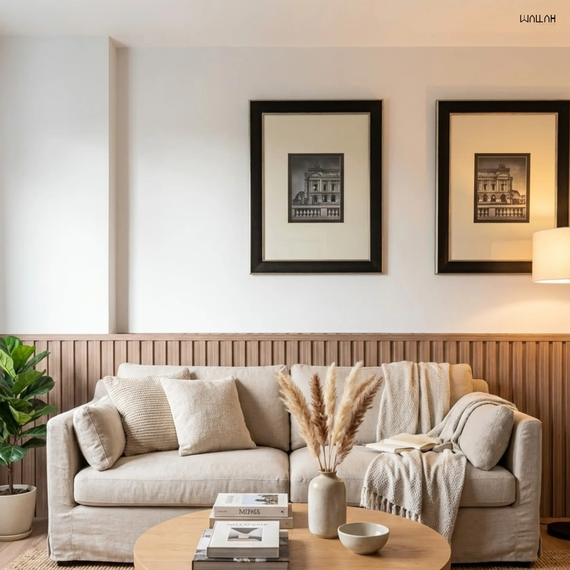 แผ่นผนังลายไม้ ไม้ระแนงตกแต่งผนัง WPC | WALLAH