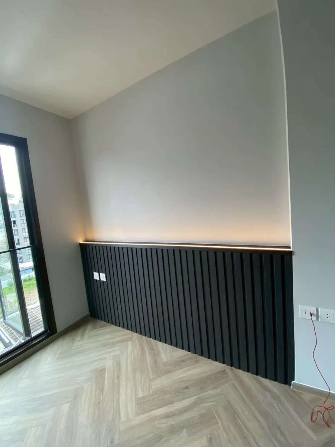 แผ่นผนังลายไม้ ไม้ระแนงตกแต่งผนัง WPC | WALLAH