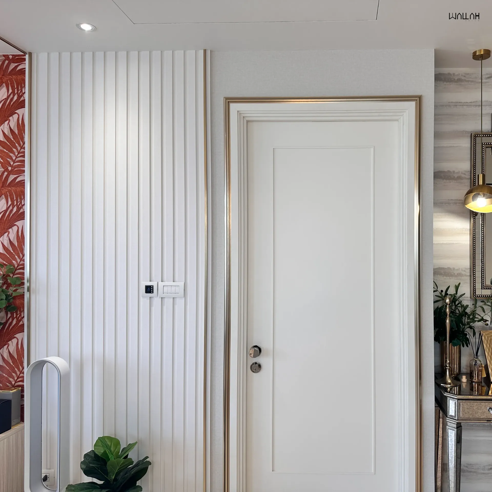 Wallah Brand แผ่นผนังลายไม้ ไม้ระแนงตกแต่งผนัง WPC