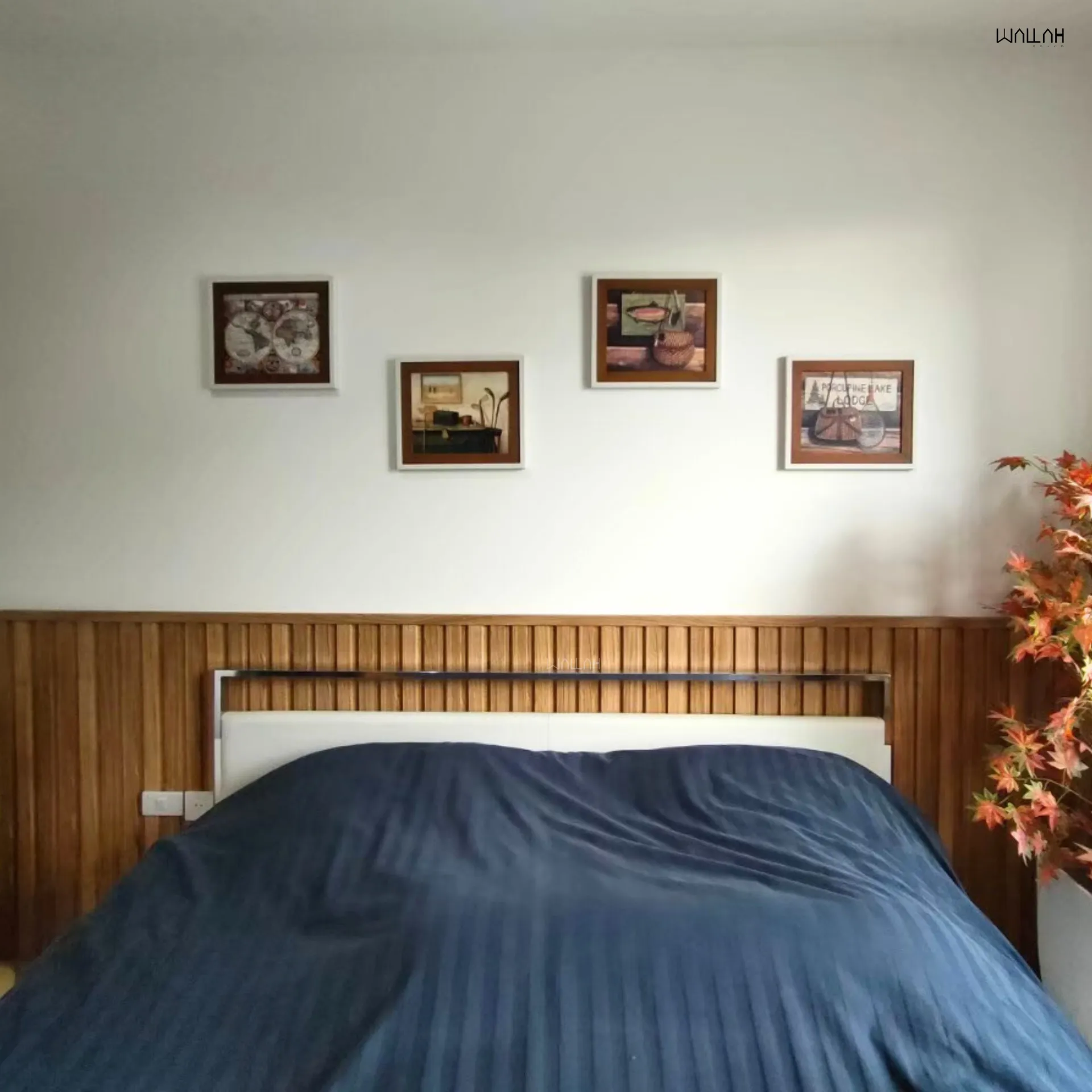 Wallah Brand แผ่นผนังลายไม้ ไม้ระแนงตกแต่งผนัง WPC