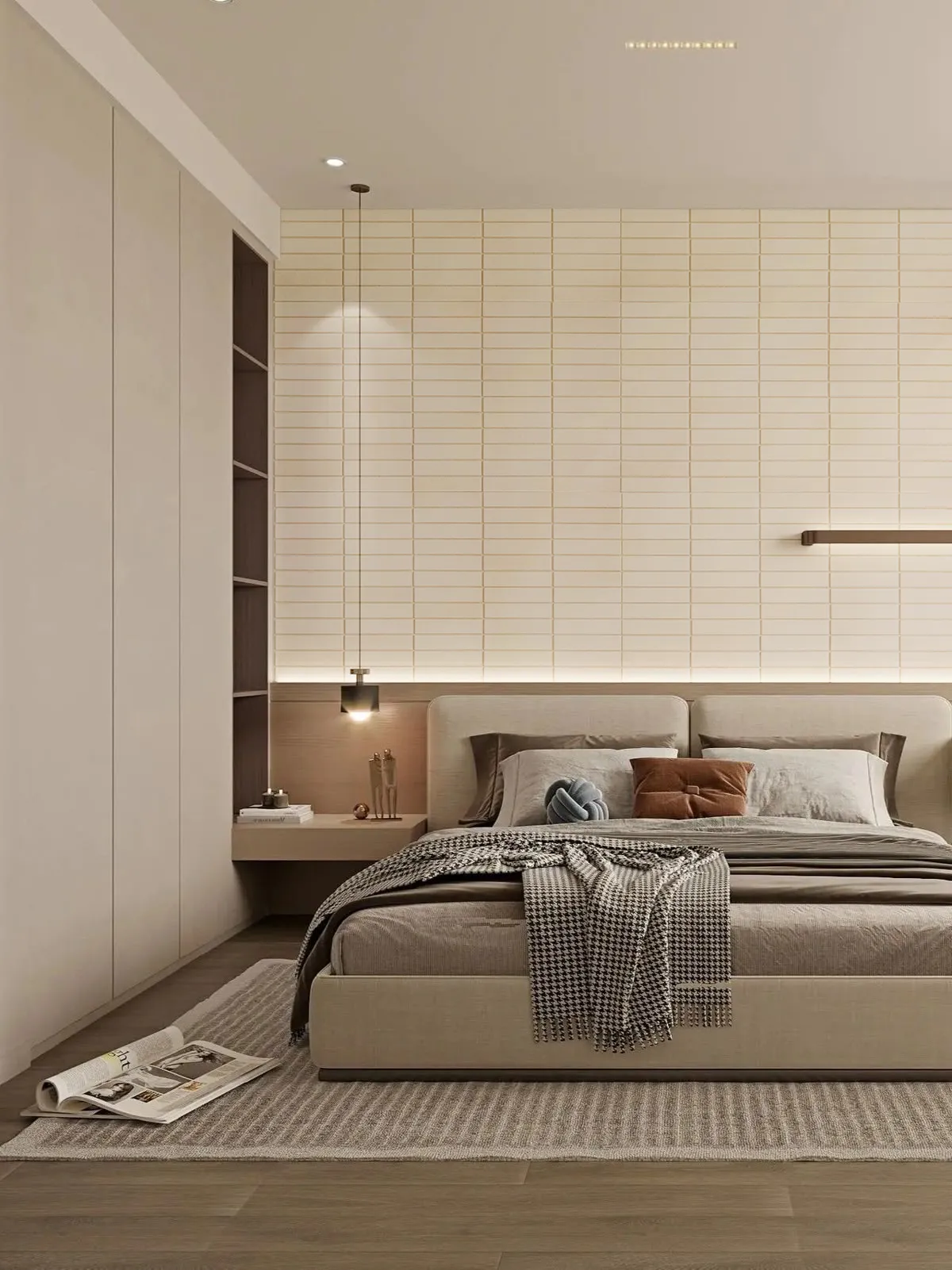 Wallah Brand แผ่นผนังลายอิฐ แผ่นอิฐเทียม ติดตั้งแผ่นผนังตกแต่งสําเร็จรูป