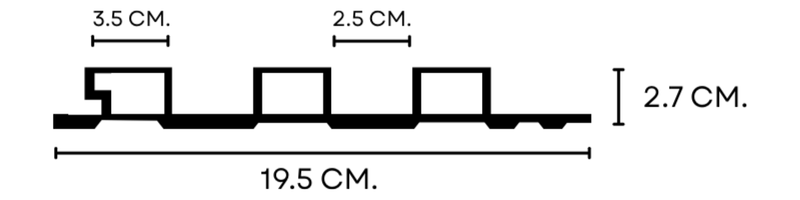 Wallah Brand แผ่นผนังลายไม้ ไม้ระแนงตกแต่งผนัง WPC ผนังตกแต่งภายใน