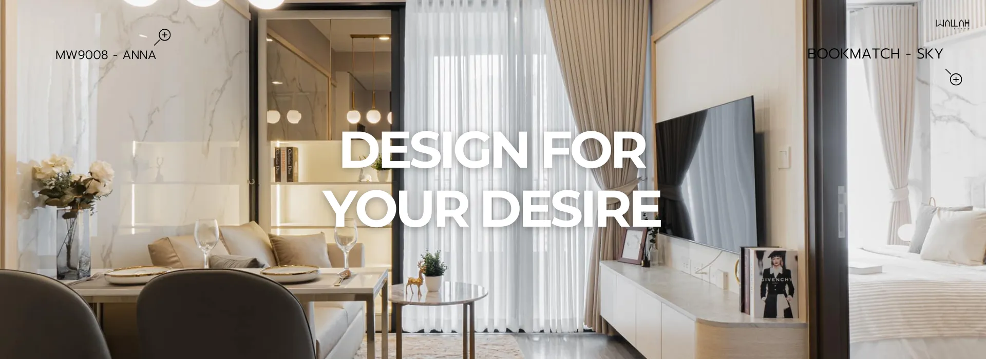 Wallah Brand ติดตั้งแผ่นหินอ่อนเทียม ติดผนัง แผ่นอิฐเทียม ผนังตกแต่งสําเร็จรูป