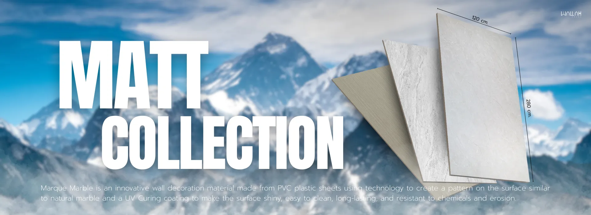 Wallah Brand ติดตั้งแผ่นผนังตกแต่งภายใน | แผ่นผนังลายอิฐ แผ่นหินเทียม