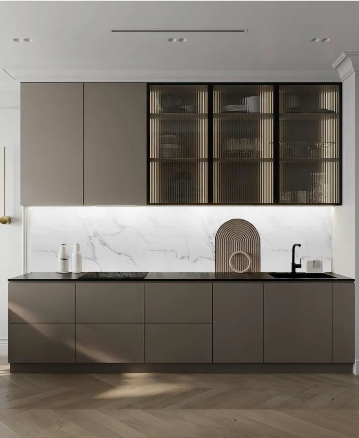 Marble แผ่นผนังลายหินอ่อนผิวเงา - Wallah Brand