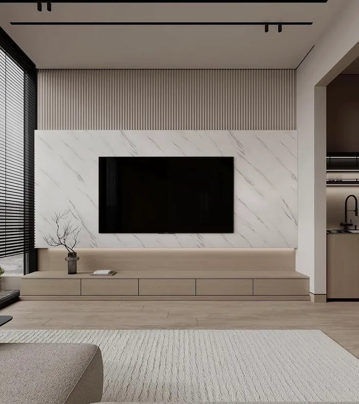 Marble แผ่นผนังลายหินอ่อนผิวเงา - Wallah Brand