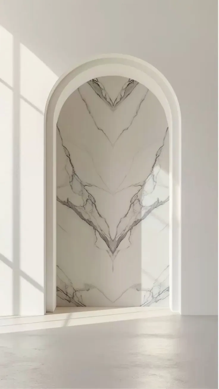 ผนังตกแต่งสําเร็จรูป แผ่นผนังลายหินอ่อนผิวด้าน - Wallah Brand