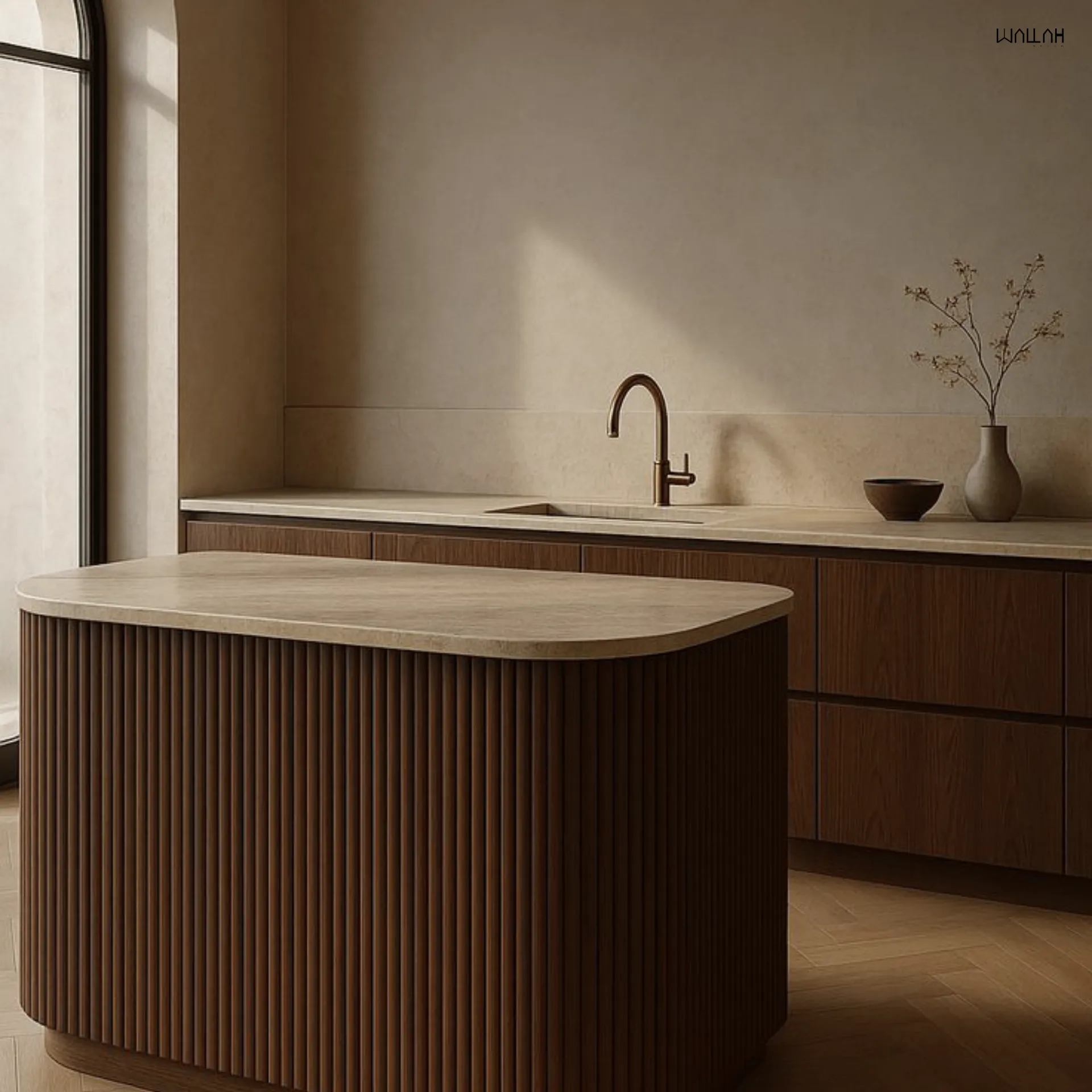 ระแนงลอนโค้ง ผนังตกแต่งรุ่นใหม่  | WALLAH