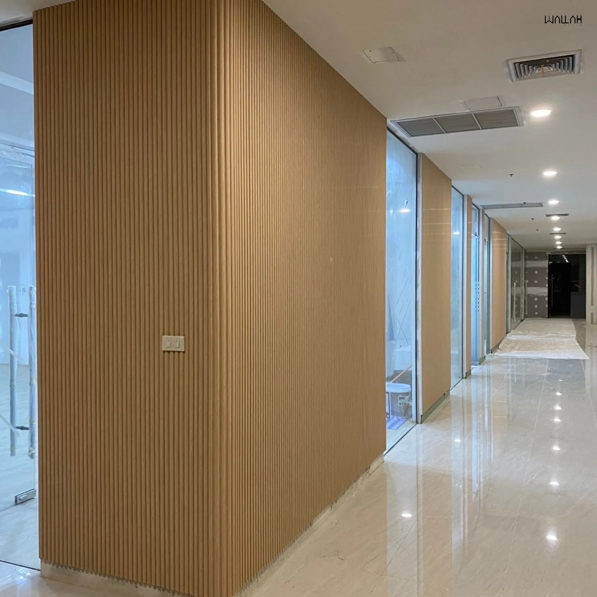 ระแนงลอนโค้ง ผนังตกแต่งรุ่นใหม่  | WALLAH