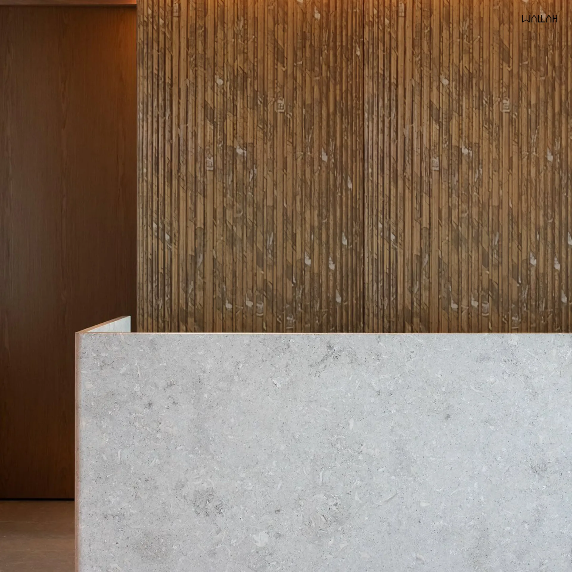 ระแนงลอนโค้ง ผนังตกแต่งรุ่นใหม่  | WALLAH