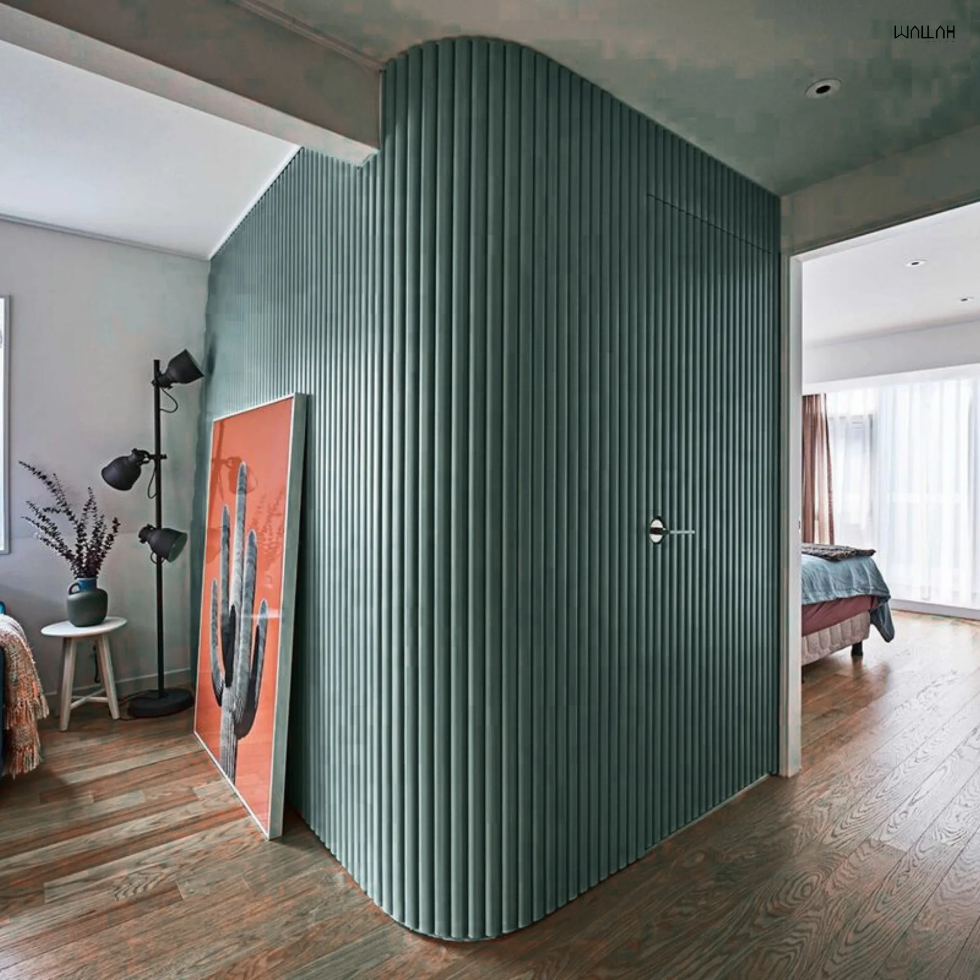 แผ่นผนังลายไม้ ไม้ระแนงตกแต่งผนัง WPC | WALLAH