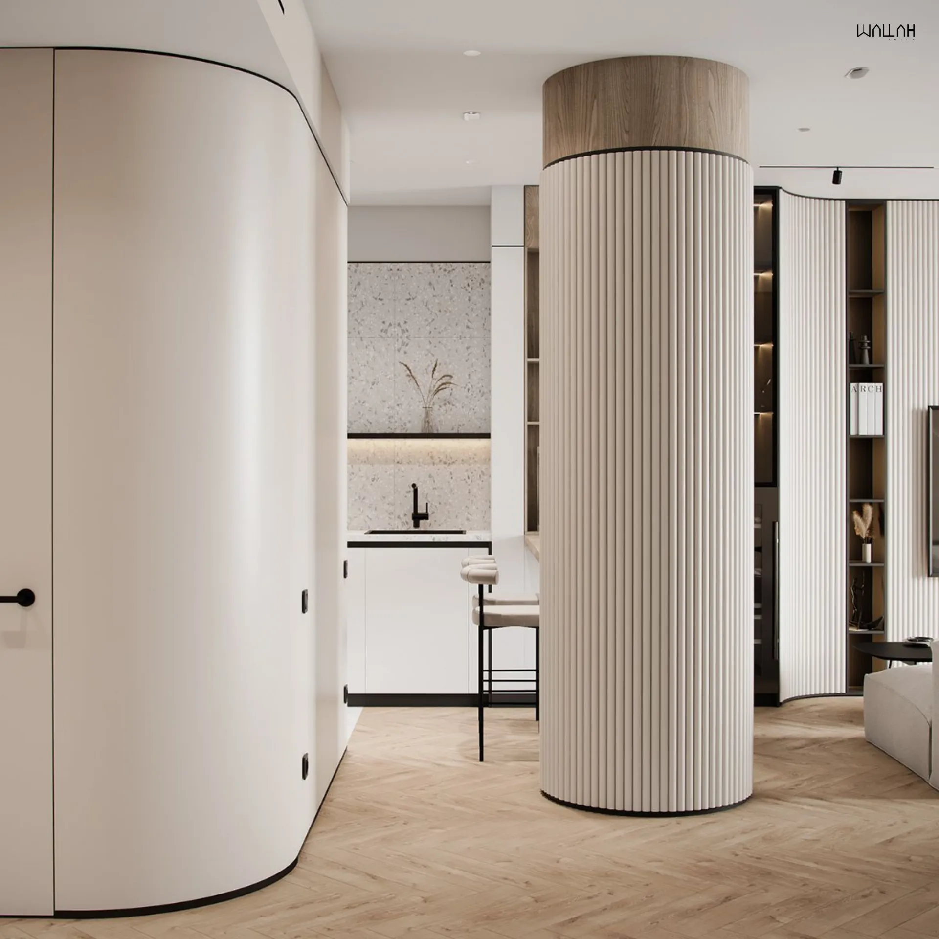 แผ่นผนังลายไม้ ไม้ระแนงตกแต่งผนัง WPC | WALLAH