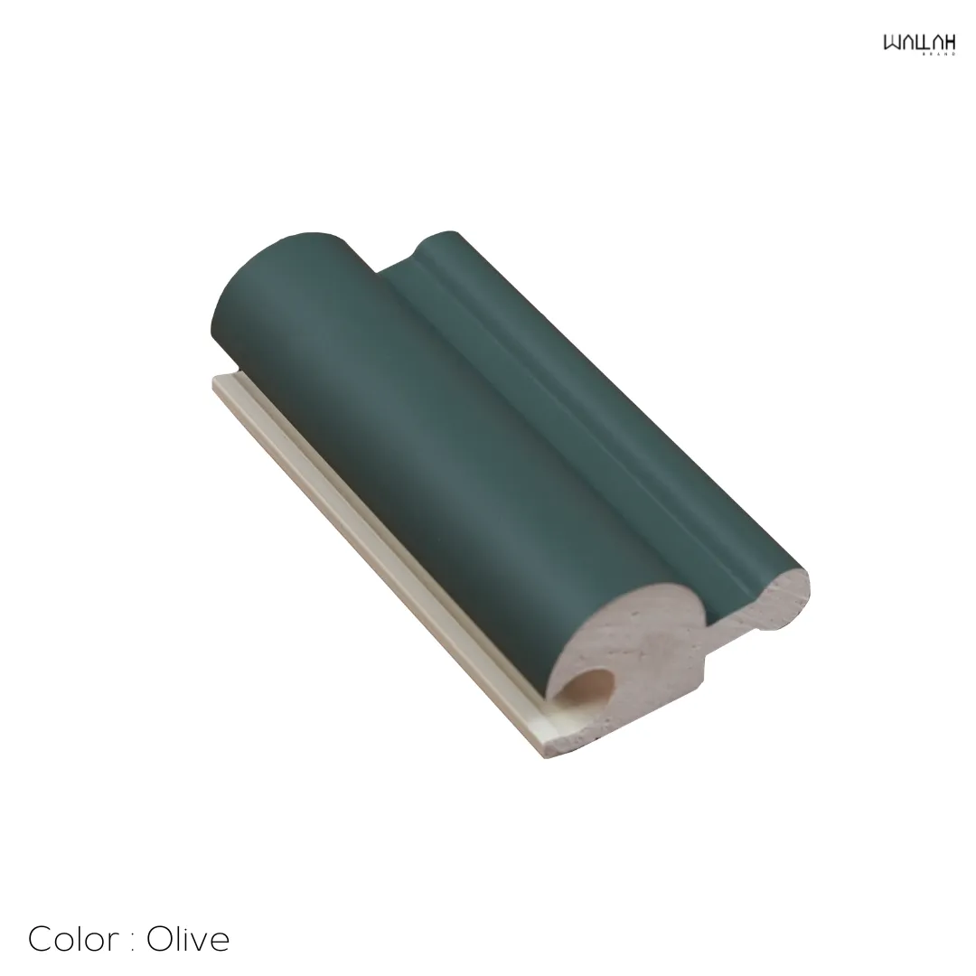 ระแนงลอนโค้ง ผนังตกแต่งรุ่นใหม่  | WALLAH