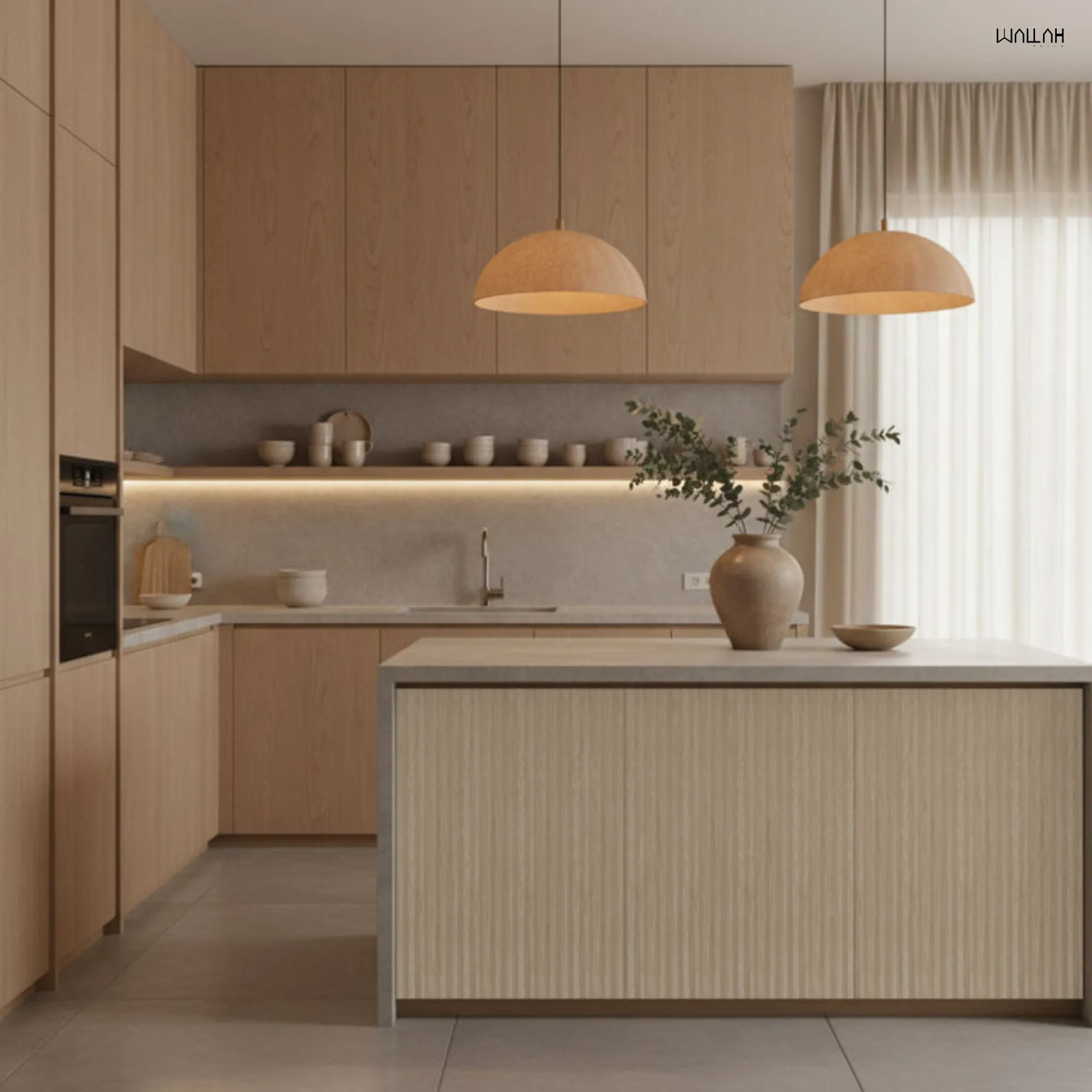 ระแนงไม้เทียม ผนังตกแต่งรุ่นใหม่  | WALLAH