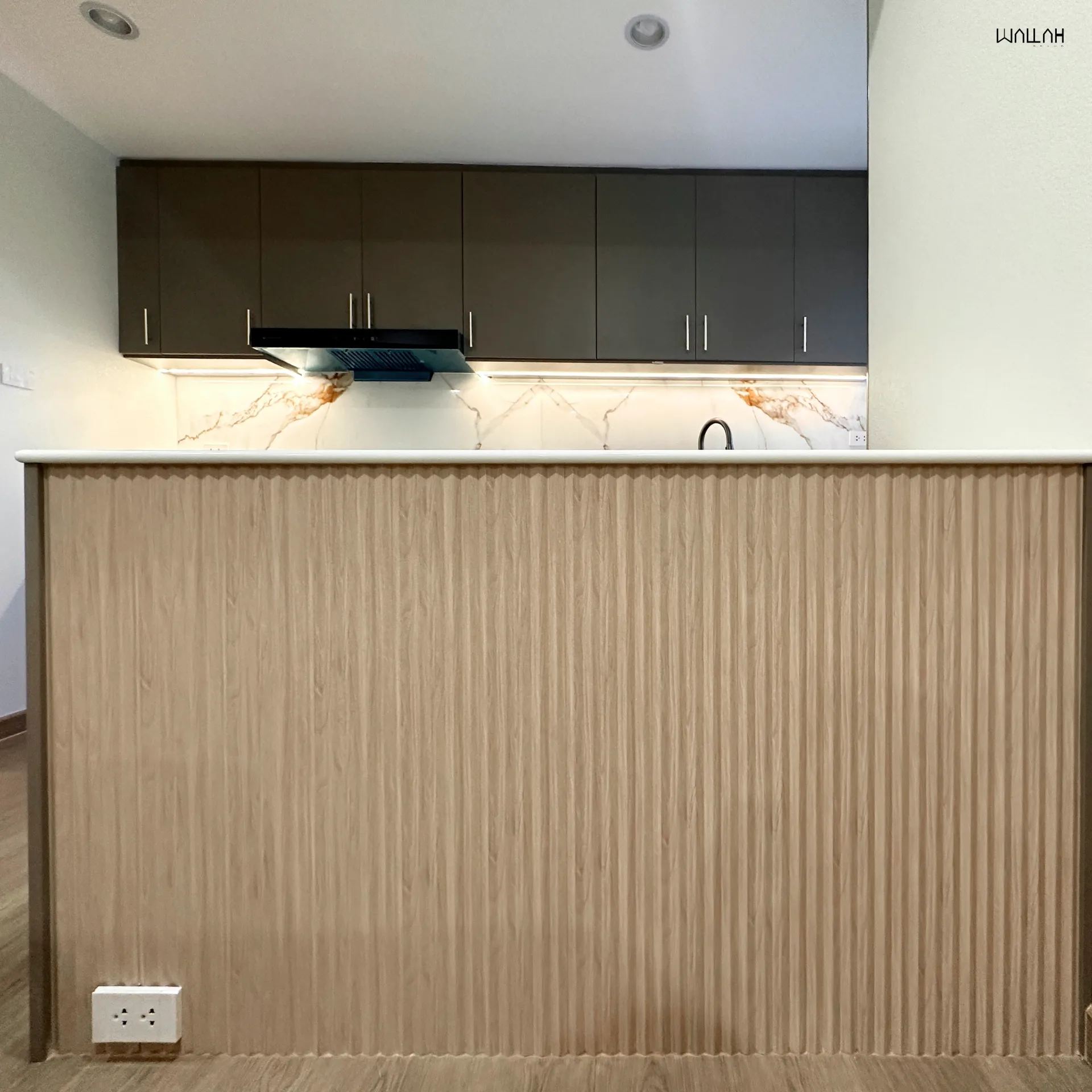 ระแนงไม้เทียม ผนังตกแต่งรุ่นใหม่  | WALLAH