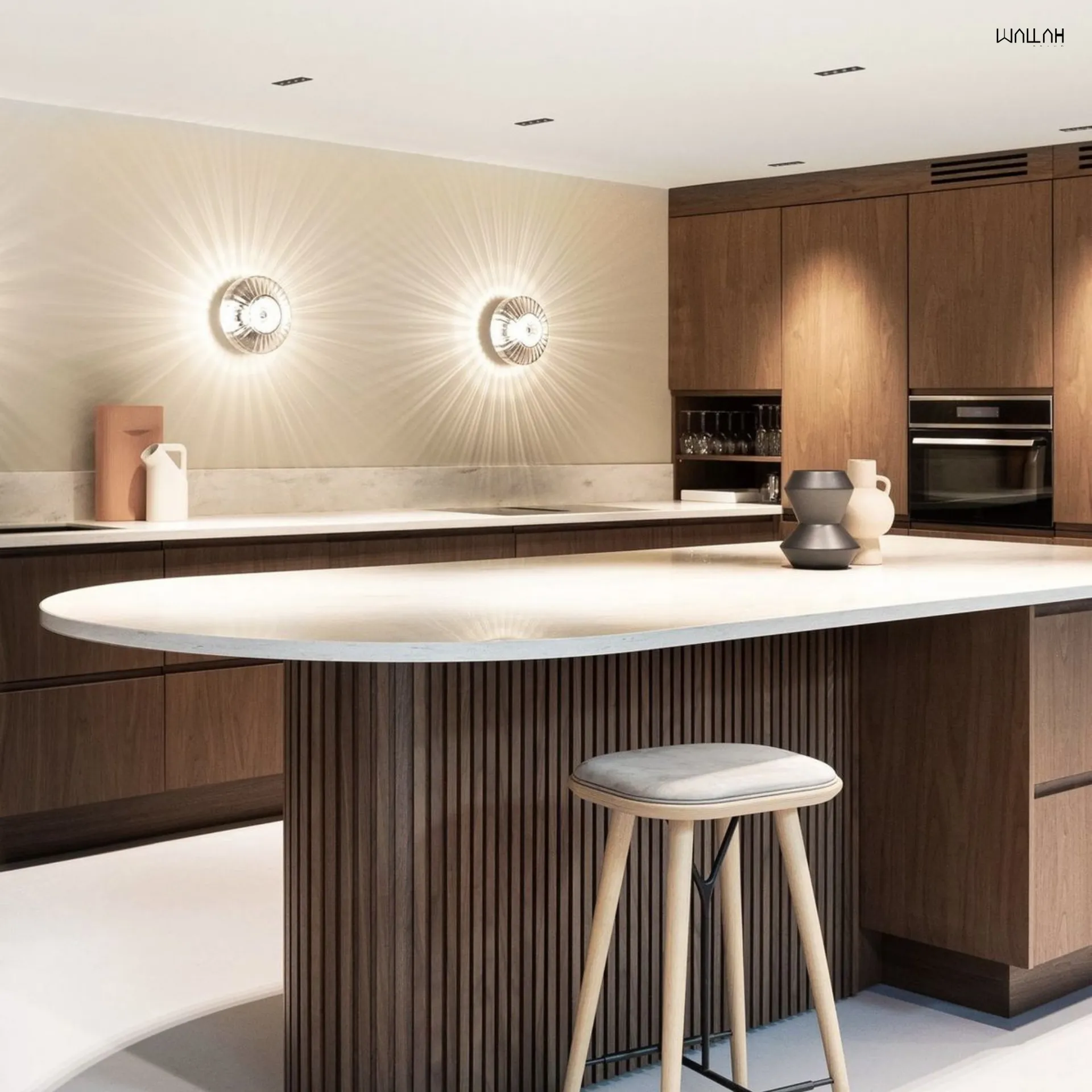 ระแนงลอนโค้ง ผนังตกแต่งรุ่นใหม่  | WALLAH