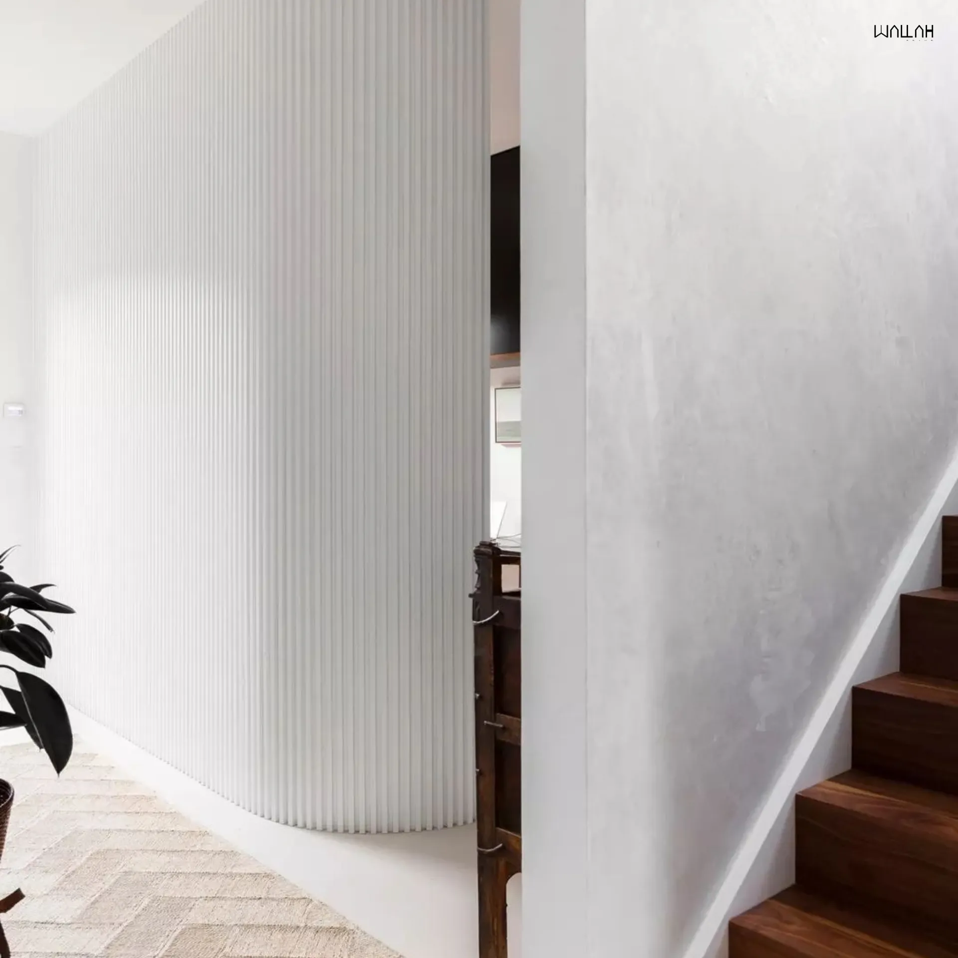 ระแนงลอนโค้ง ผนังตกแต่งรุ่นใหม่  | WALLAH