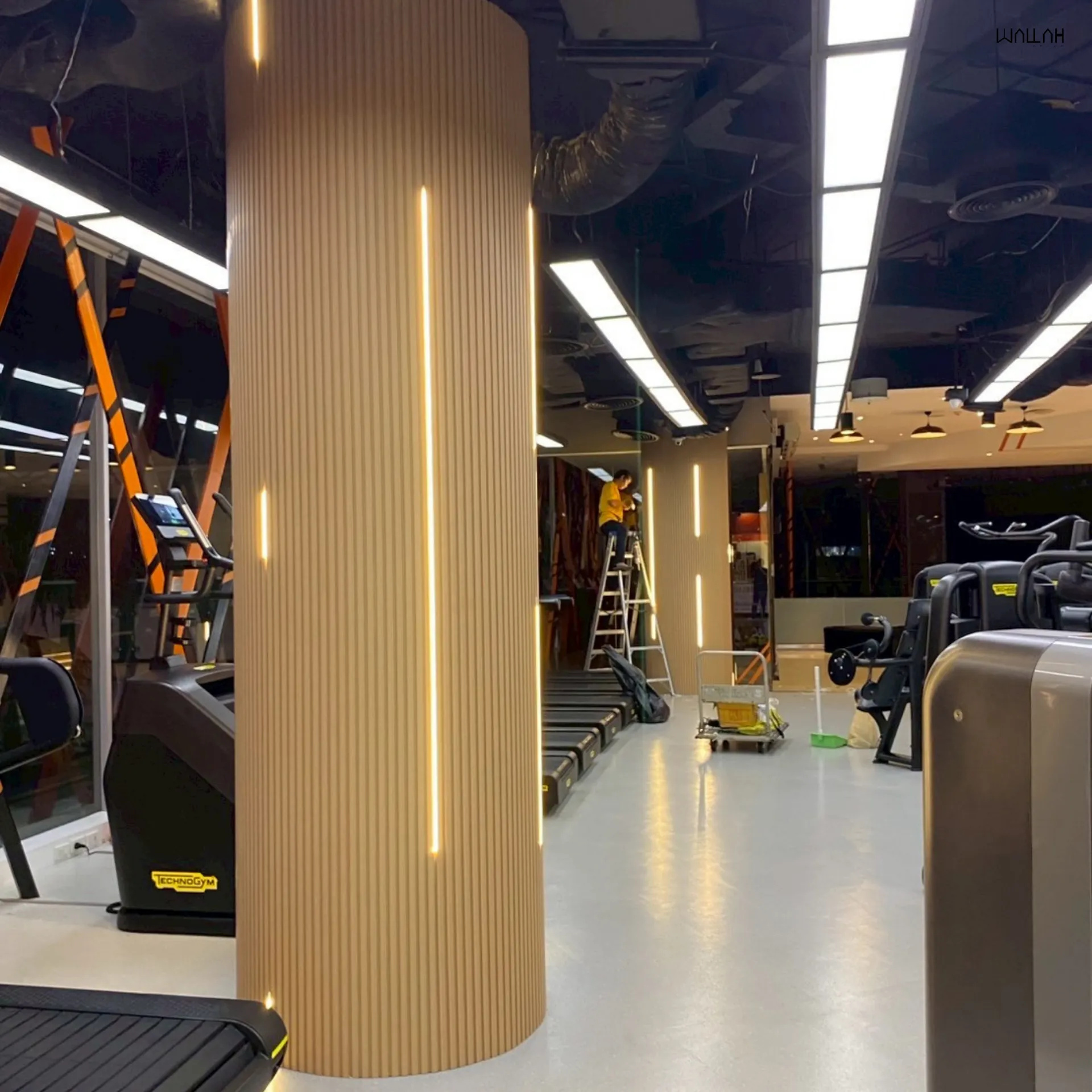 ระแนงลอนโค้ง ผนังตกแต่งรุ่นใหม่  | WALLAH