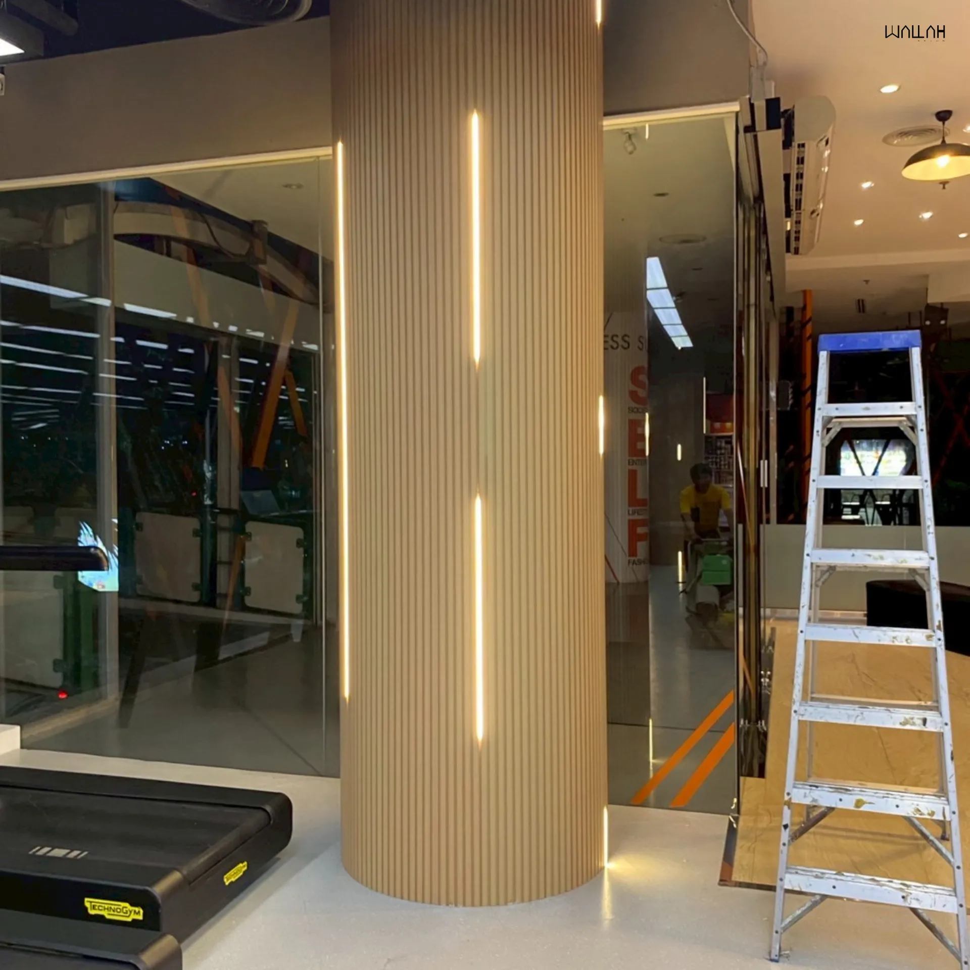 ระแนงลอนโค้ง ผนังตกแต่งรุ่นใหม่  | WALLAH