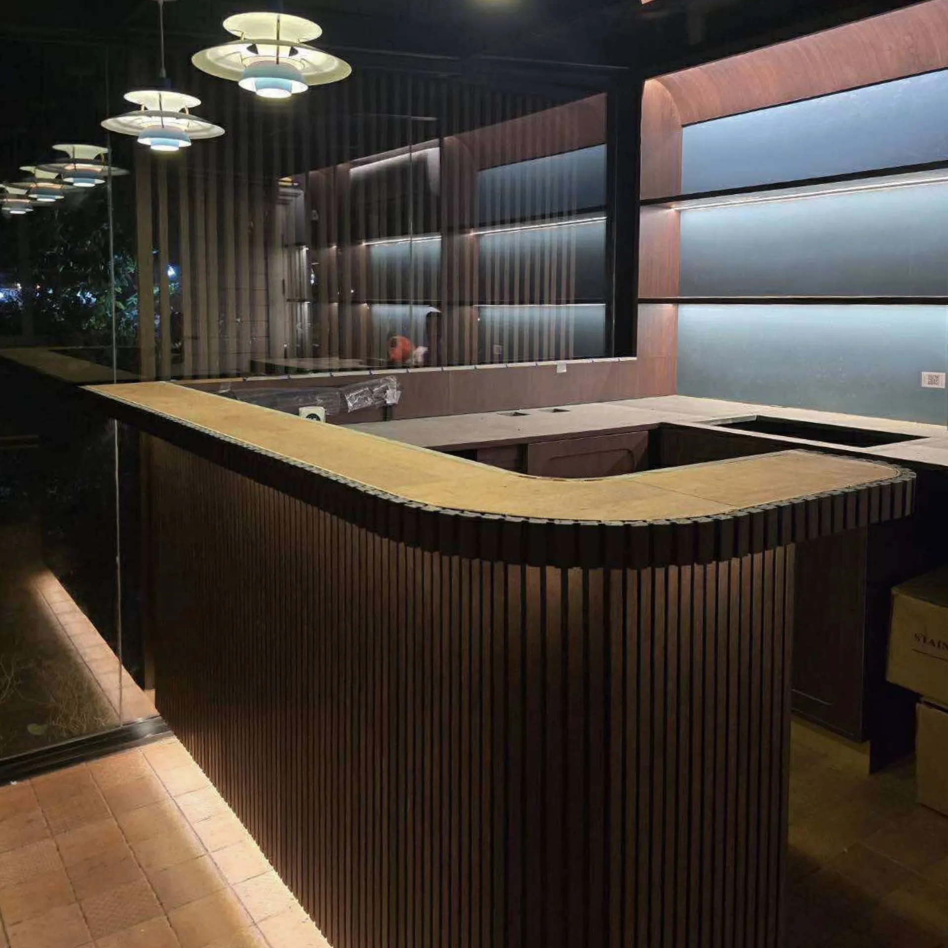 ระแนงลอนโค้ง ผนังตกแต่งรุ่นใหม่  | WALLAH