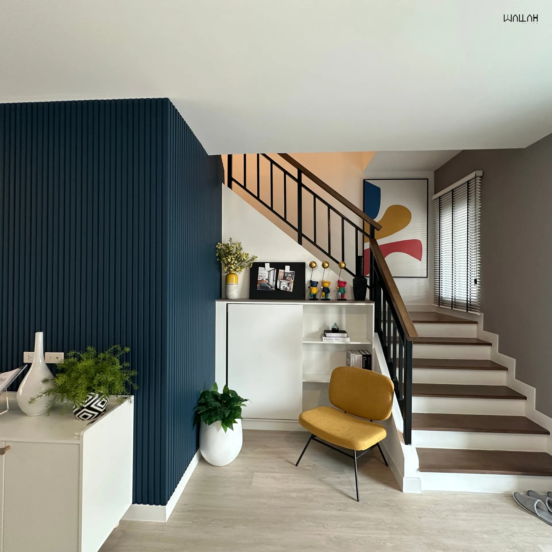 ระแนงไม้เทียม ผนังตกแต่งรุ่นใหม่  | WALLAH