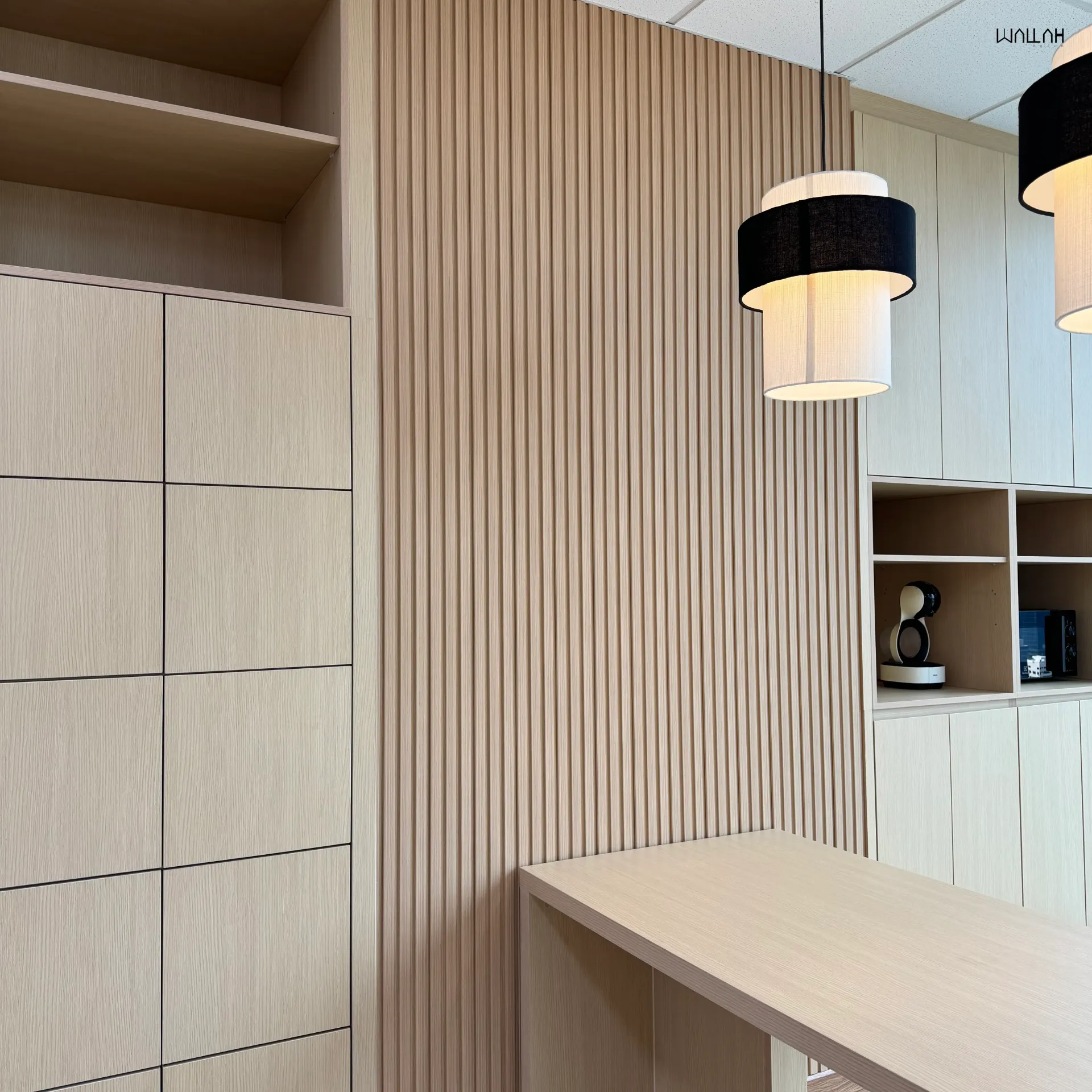 ระแนงไม้เทียม ผนังตกแต่งรุ่นใหม่  | WALLAH