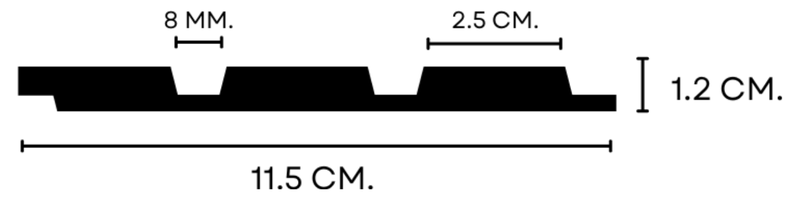 Wallah Brand แผ่นผนังลายไม้ ไม้ระแนงตกแต่งผนัง WPC ผนังตกแต่งภายใน
